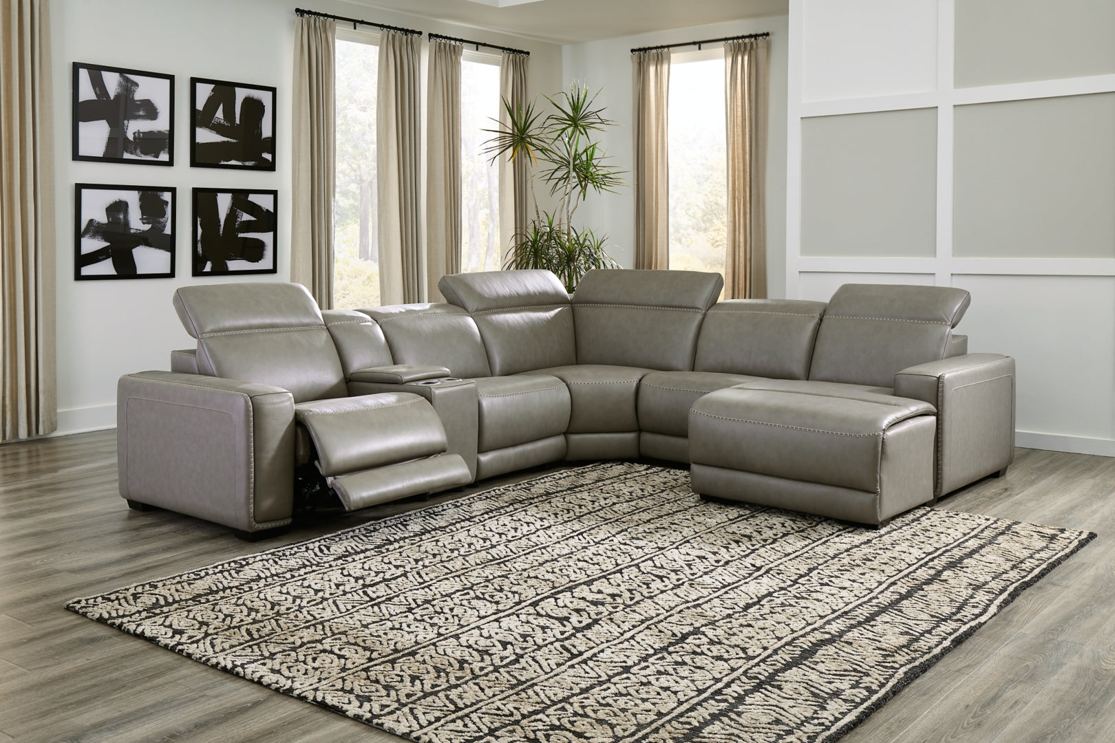 Correze 6-Piece Power Reclining Sectional with Chaise