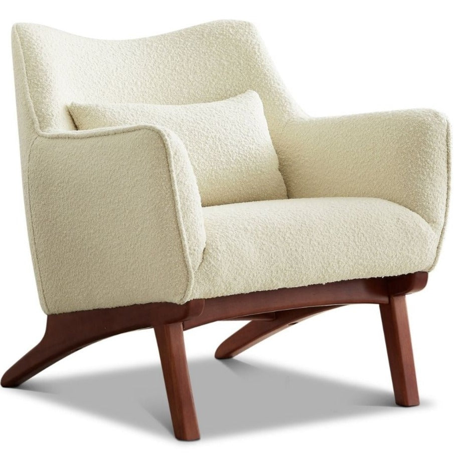 Casper Beige Boucle Armchair