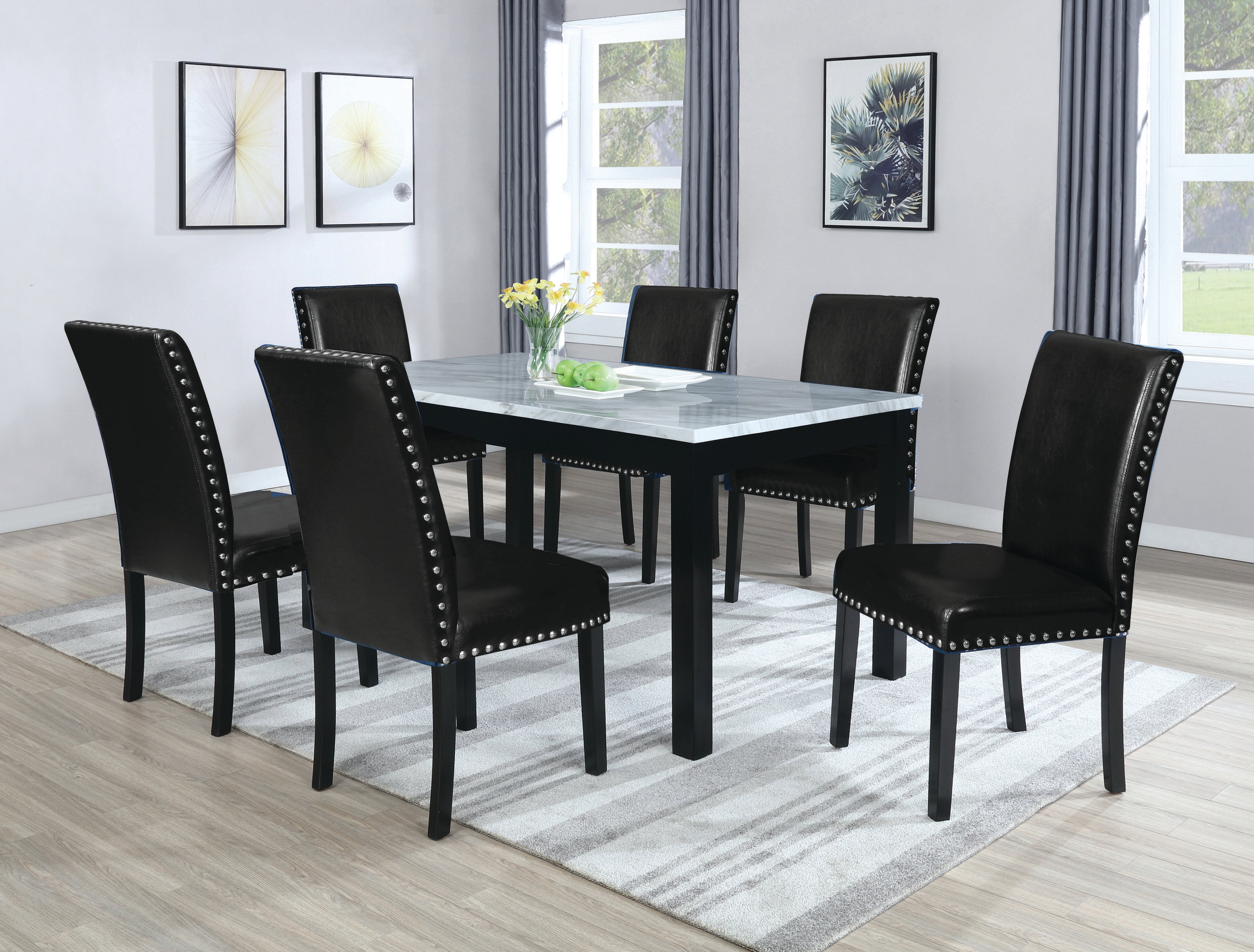 Nelida Dining Table and 6 Chairs