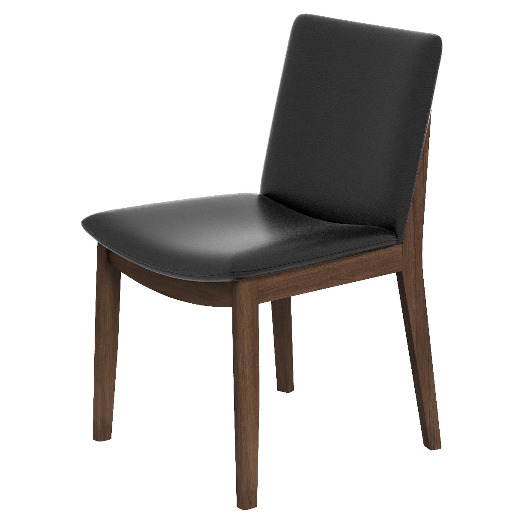 Virginia Dining Chair Black Leather