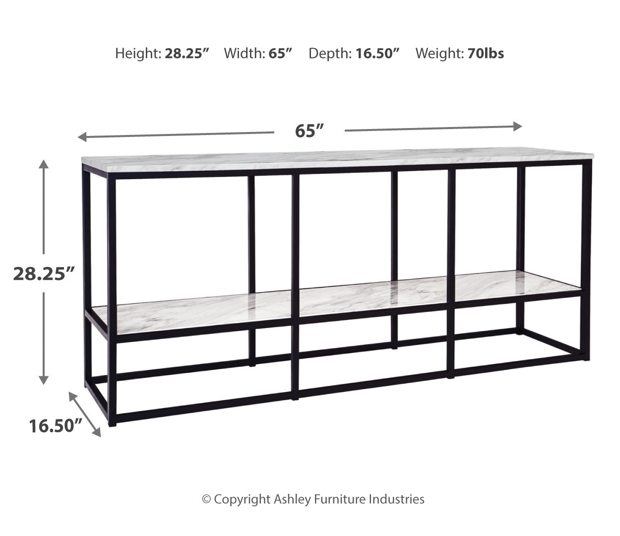 Donnesta 65" TV Stand