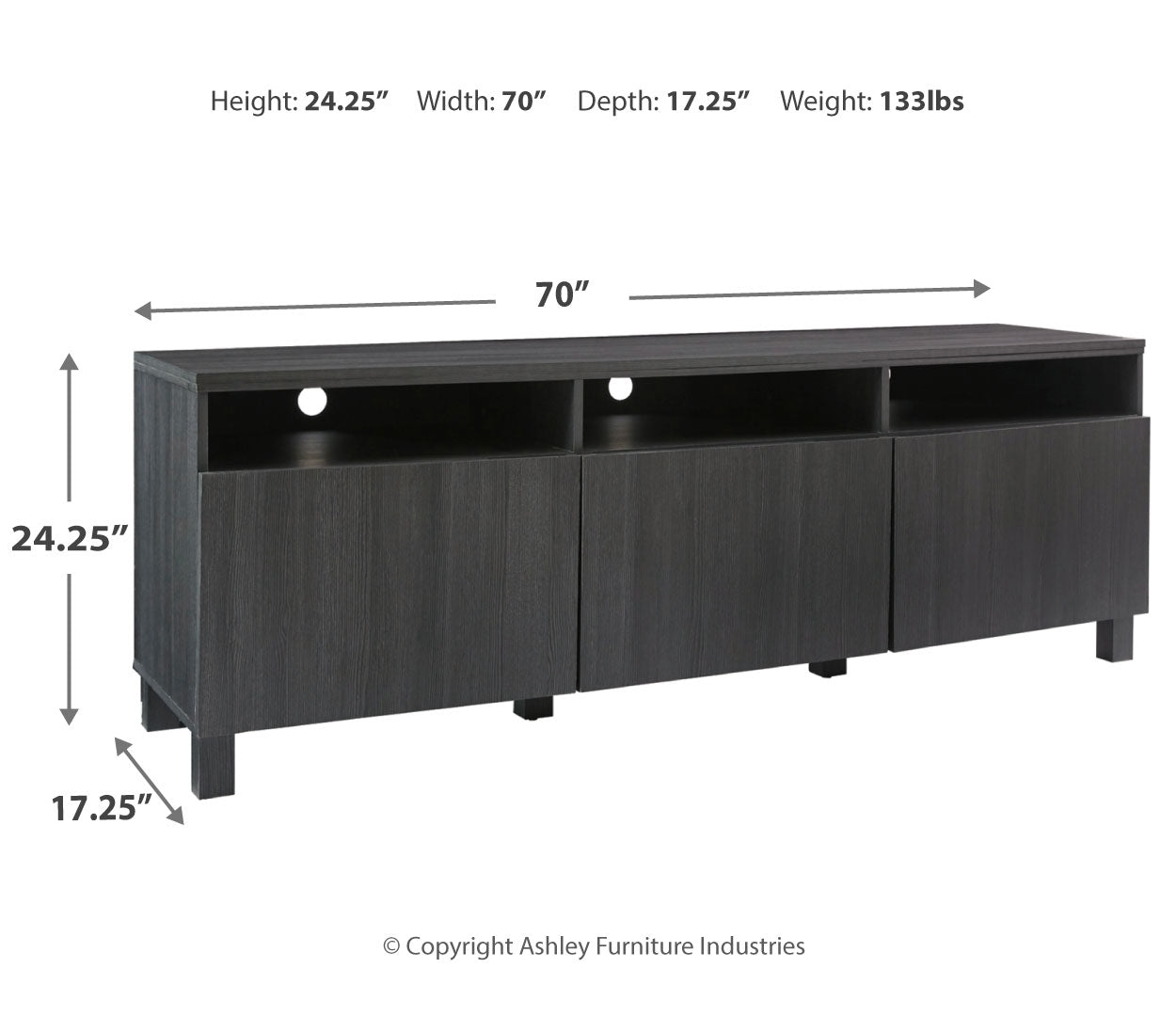 Yarlow 70" TV Stand