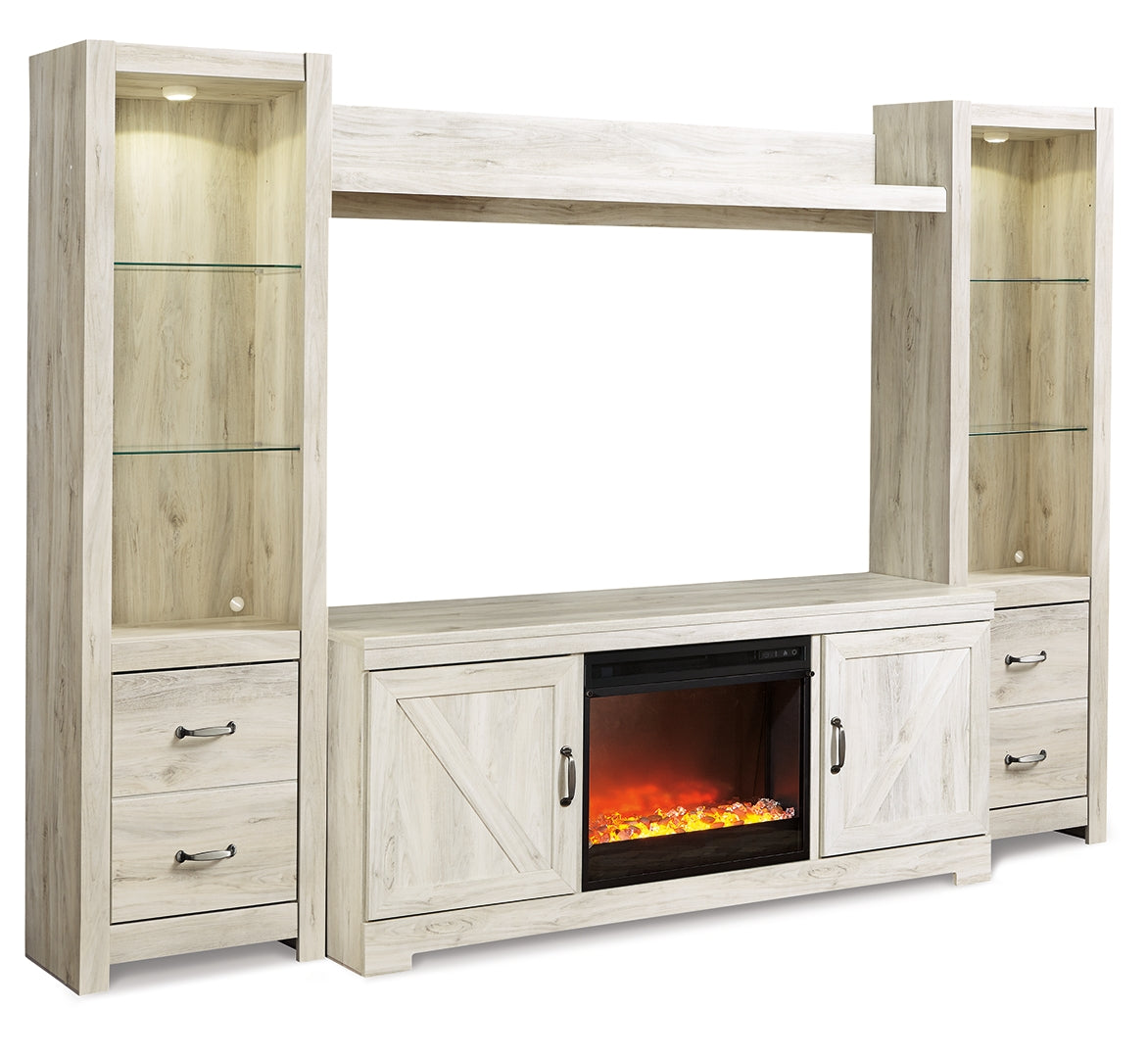 Bellaby 4-Piece Entertainment Center with Fireplace