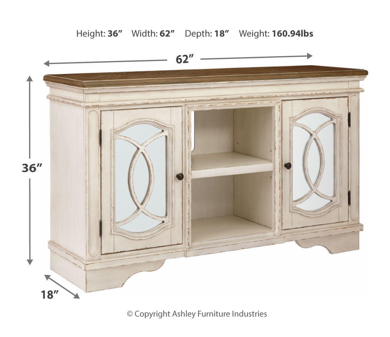 Realyn 62" TV Stand