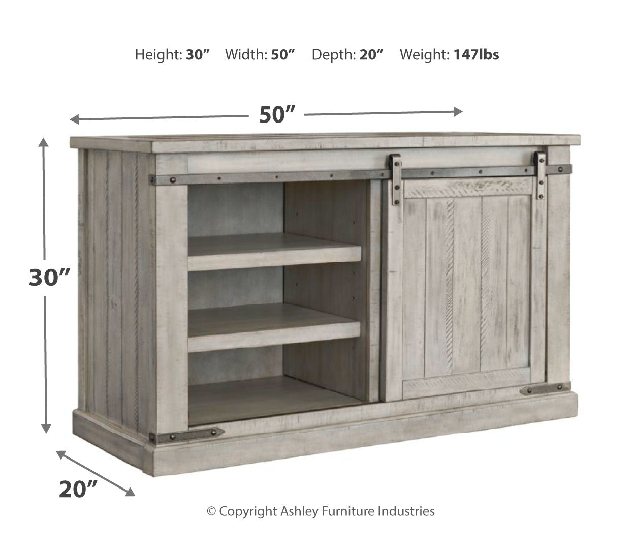 Carynhurst 50" TV Stand