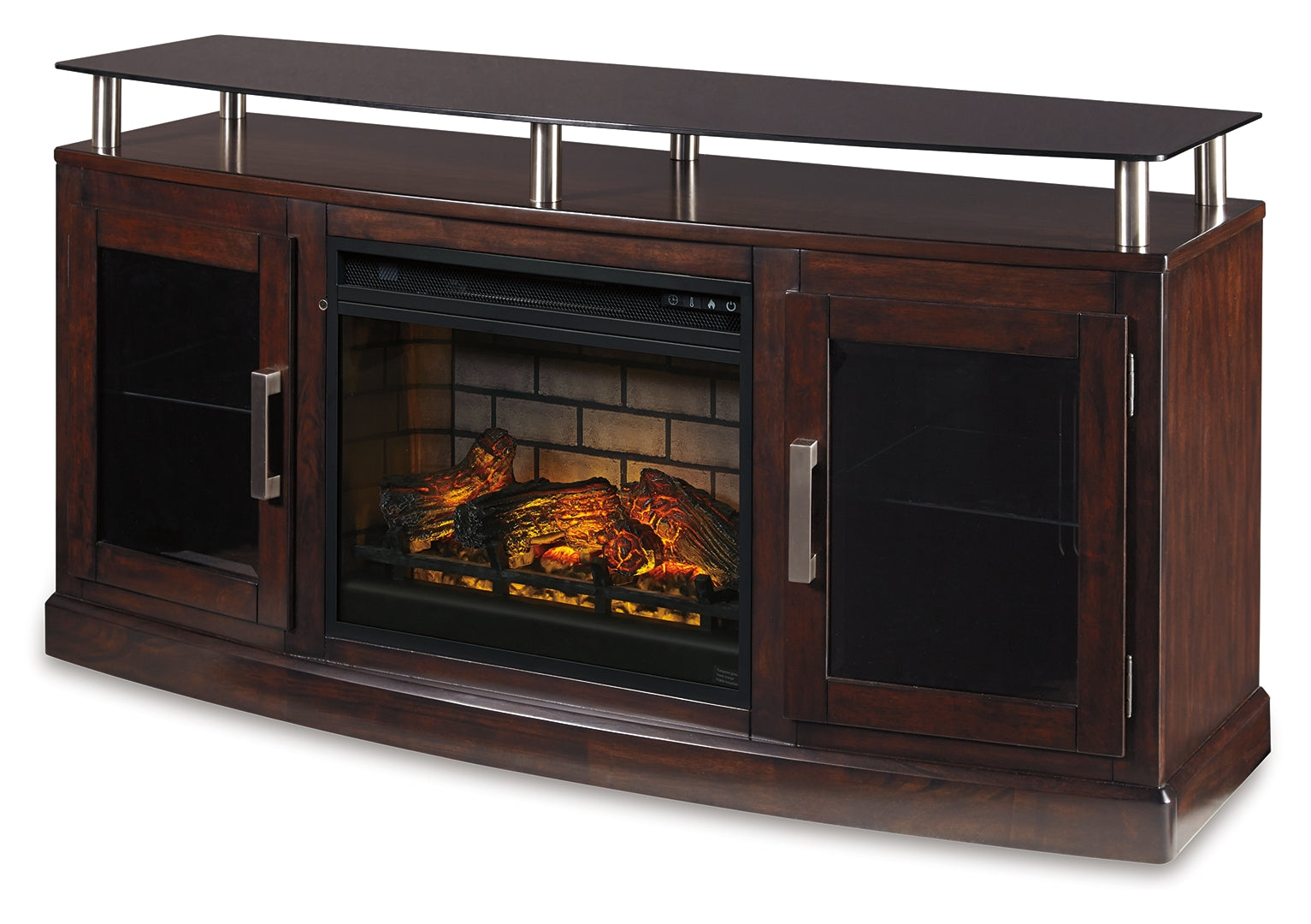 Chanceen 60" TV Stand with Electric Fireplace