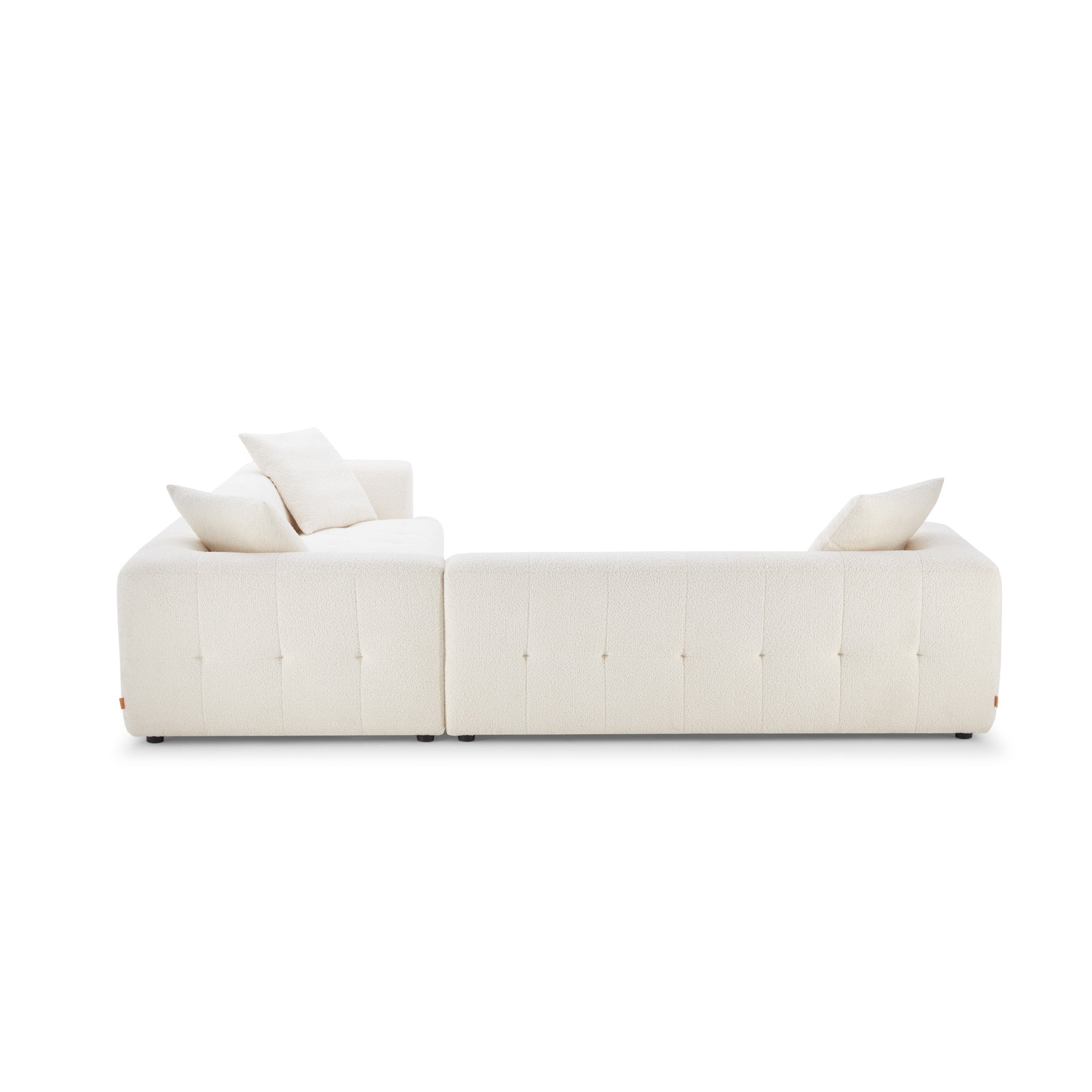 Wade Ivory Boucle Corner Sofa