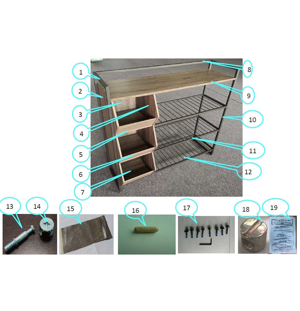 Maccenet Shoe Rack