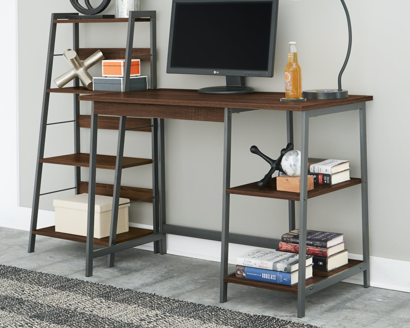 Soho Home Office Desk with Shelf