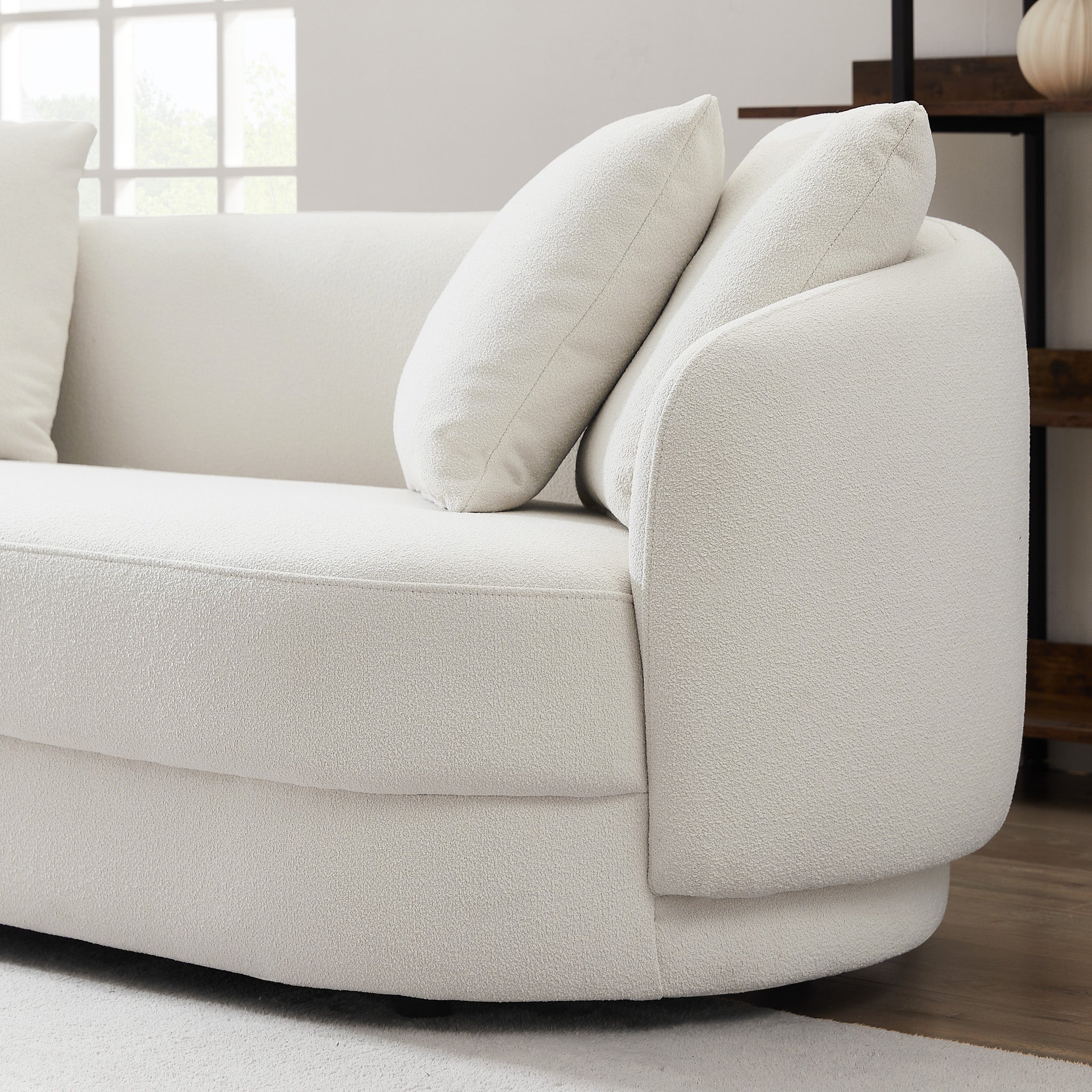 Perth Sofa Beige Boucle