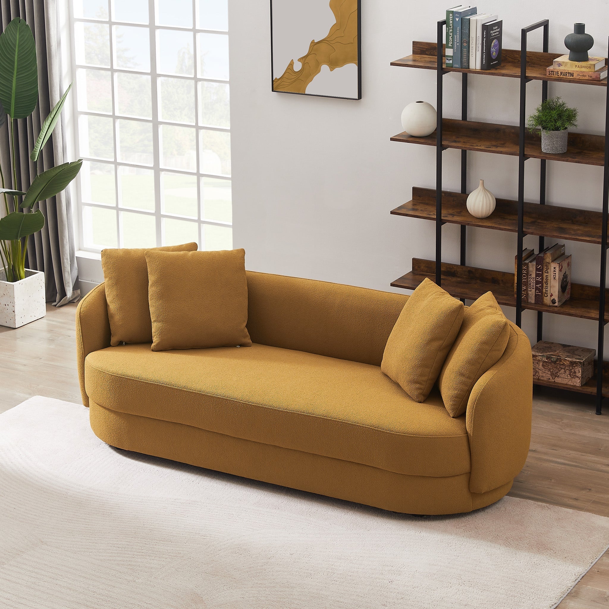 Perth Sofa Gold Boucle