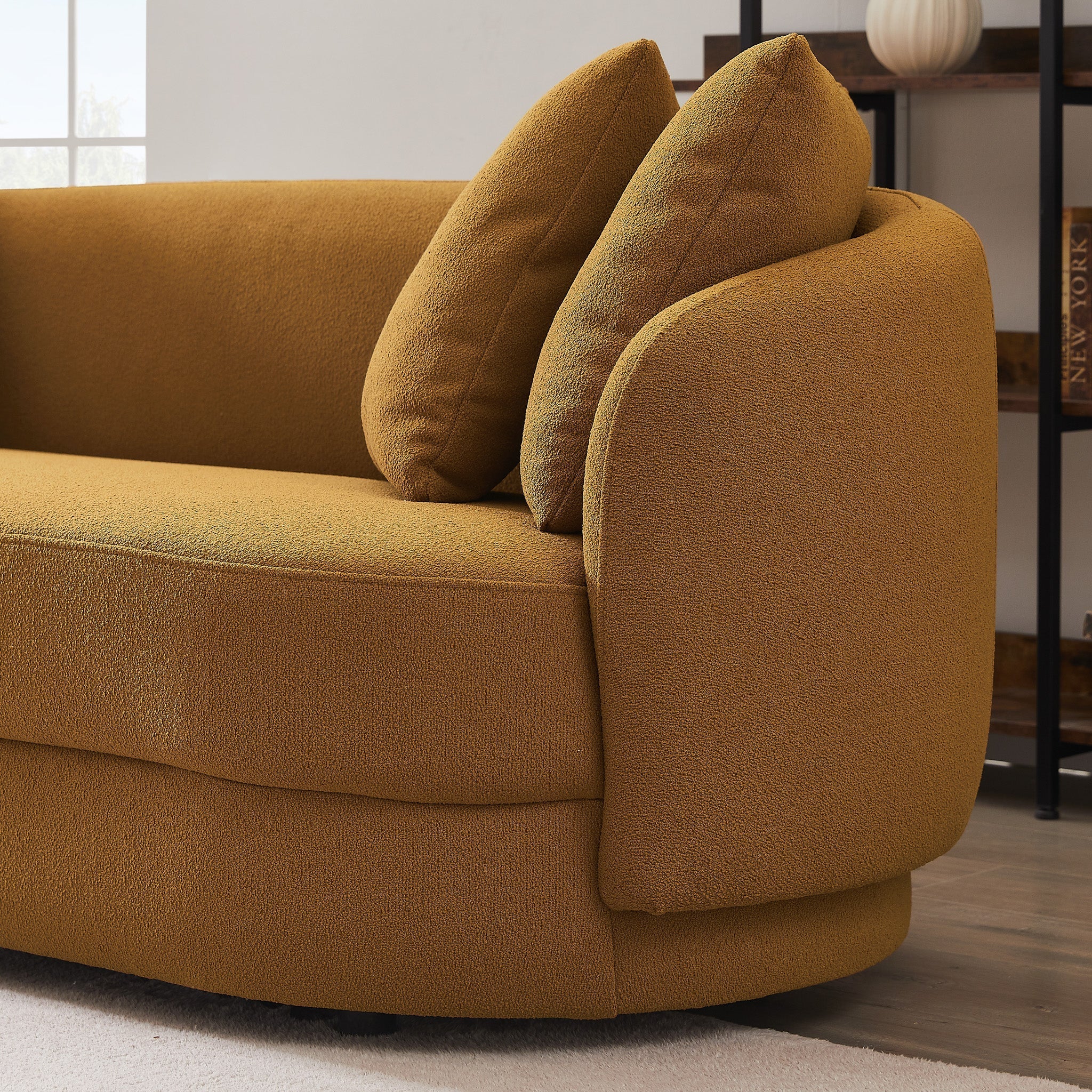 Perth Sofa Gold Boucle