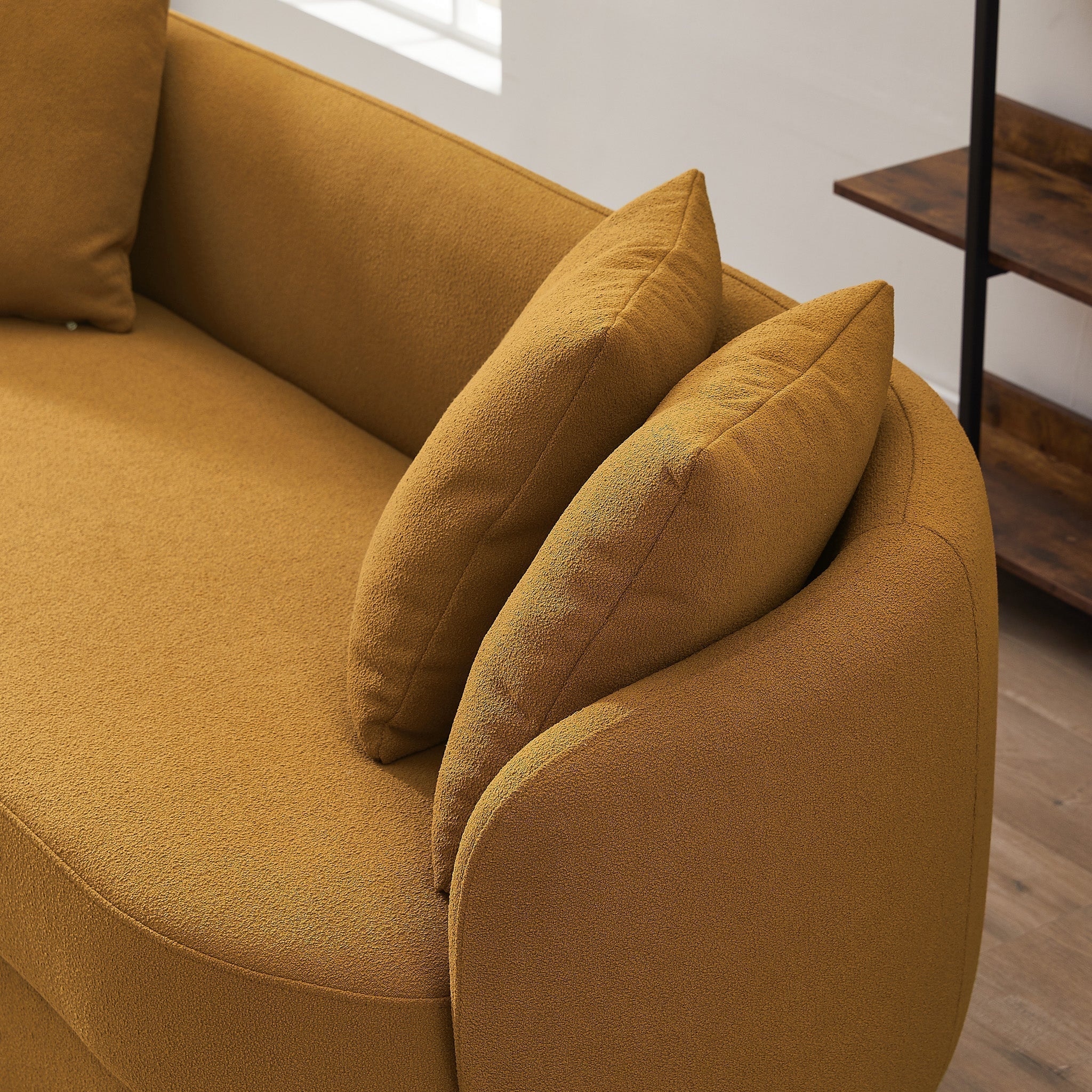 Perth Sofa Gold Boucle