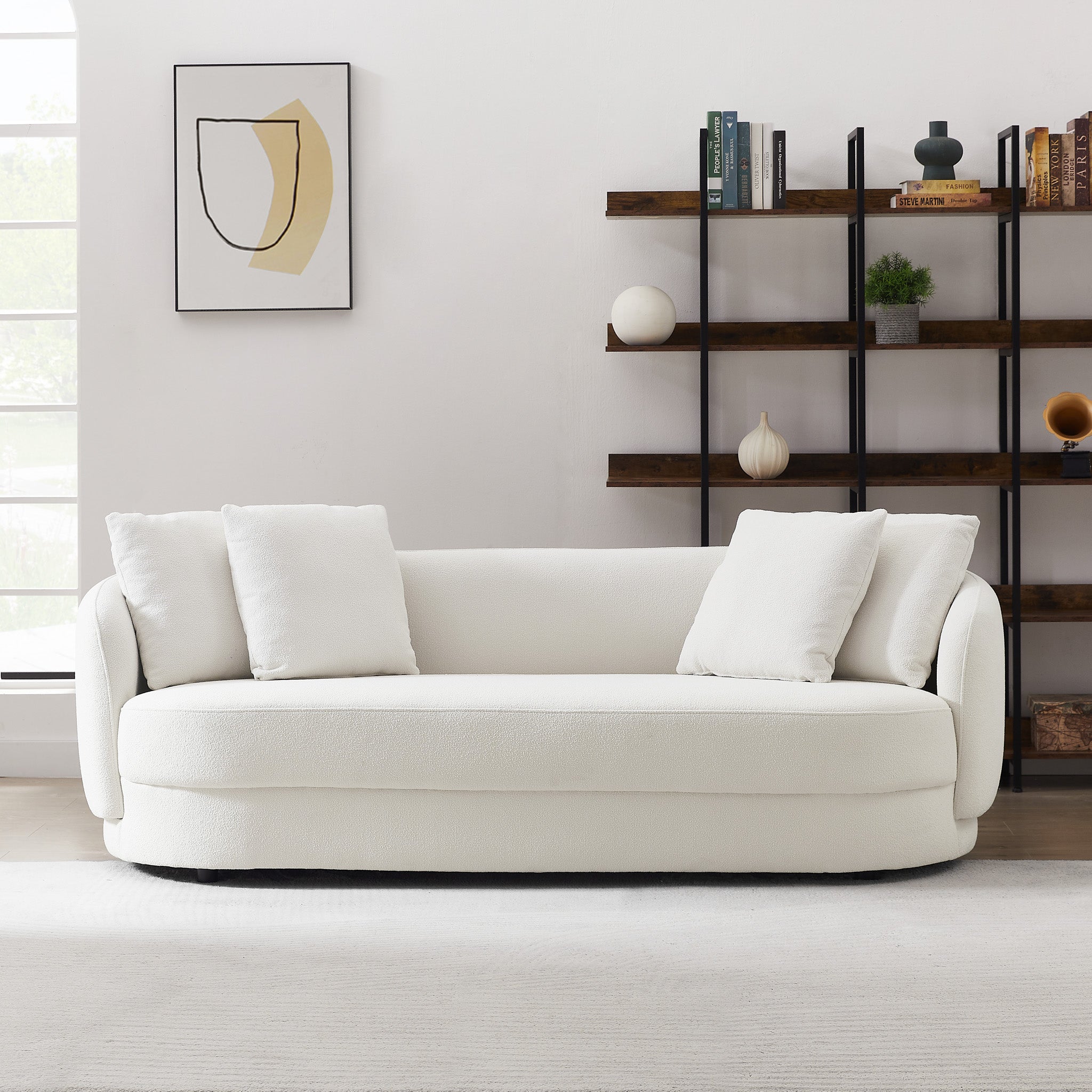 Perth Sofa Beige Boucle