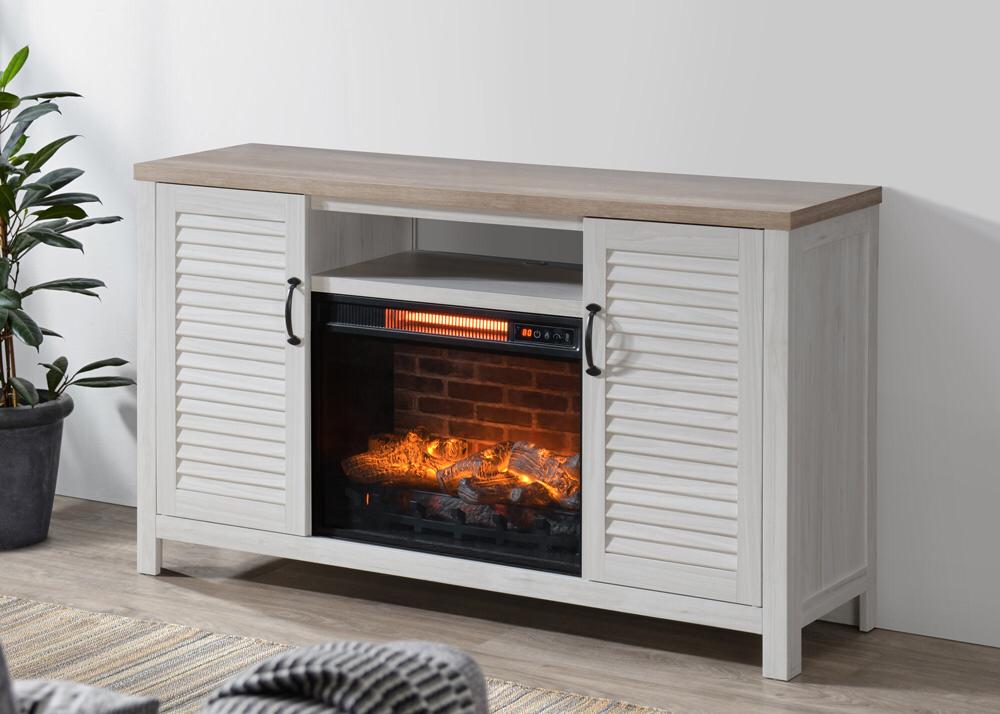 Marakej TV Stand with Fireplace