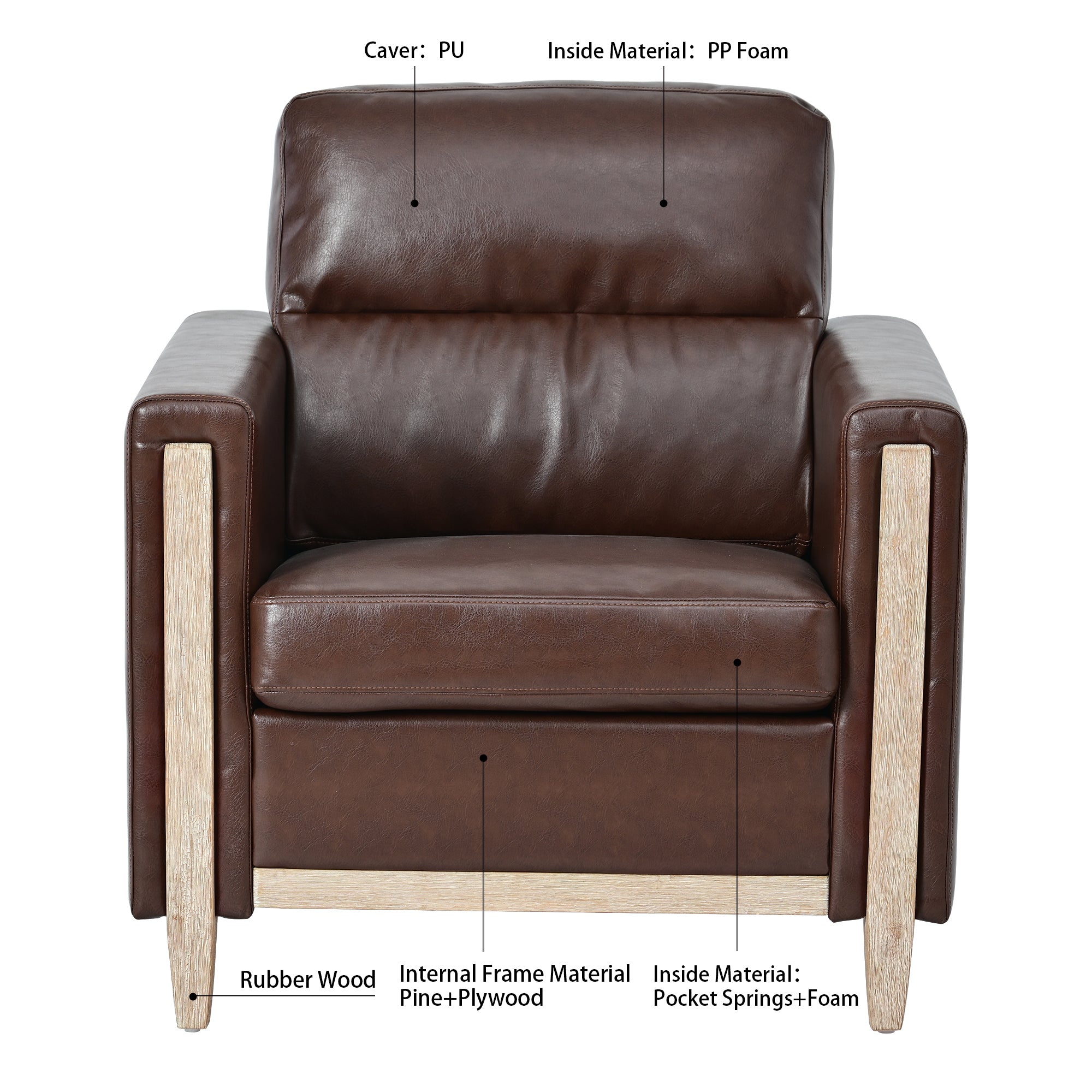 1 Seater Sofa For Living Room