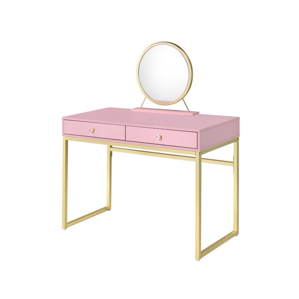 Stephanotis Vanity Desk W/Mirror & Jewelry Tray