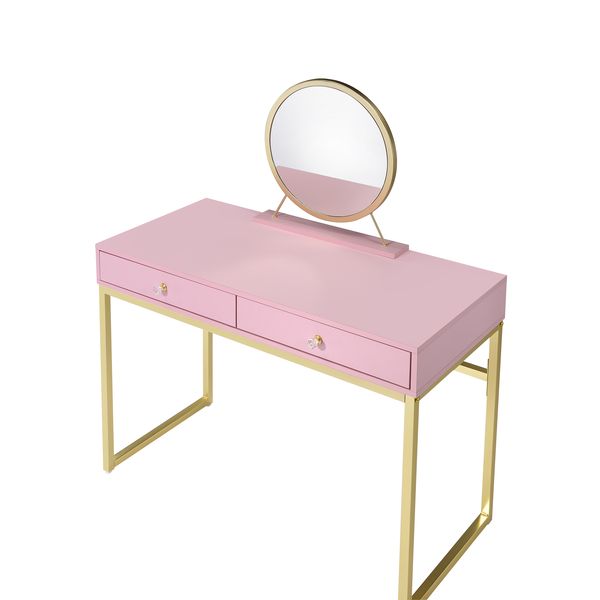 Stephanotis Vanity Desk W/Mirror & Jewelry Tray