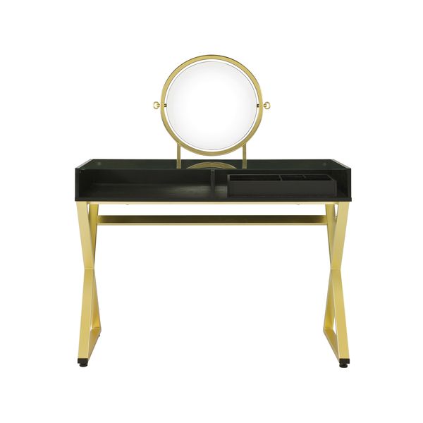 Adamjames Vanity Desk W/Mirror & Jewelry Tray