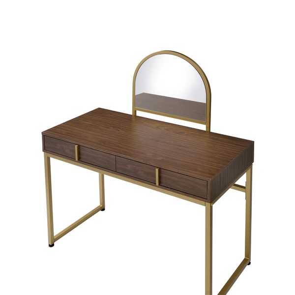 Lecoy Vanity Desk W/Mirror & Jewelry Tray