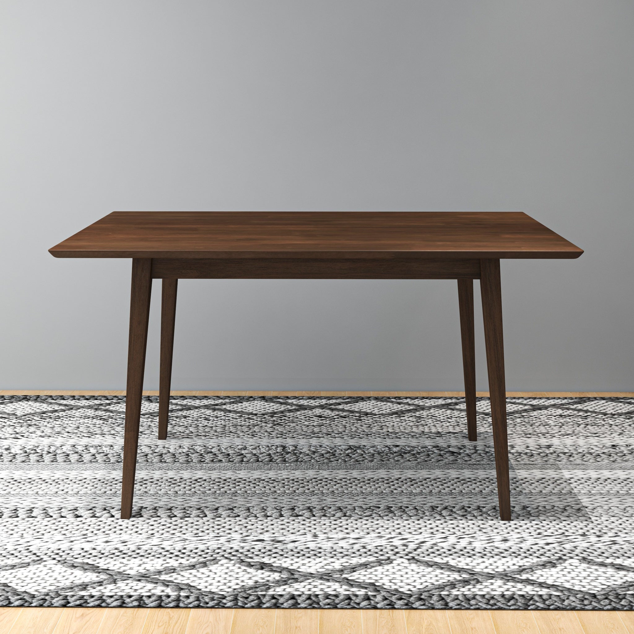 Adira Solid Wood Walnut Small Dining Table