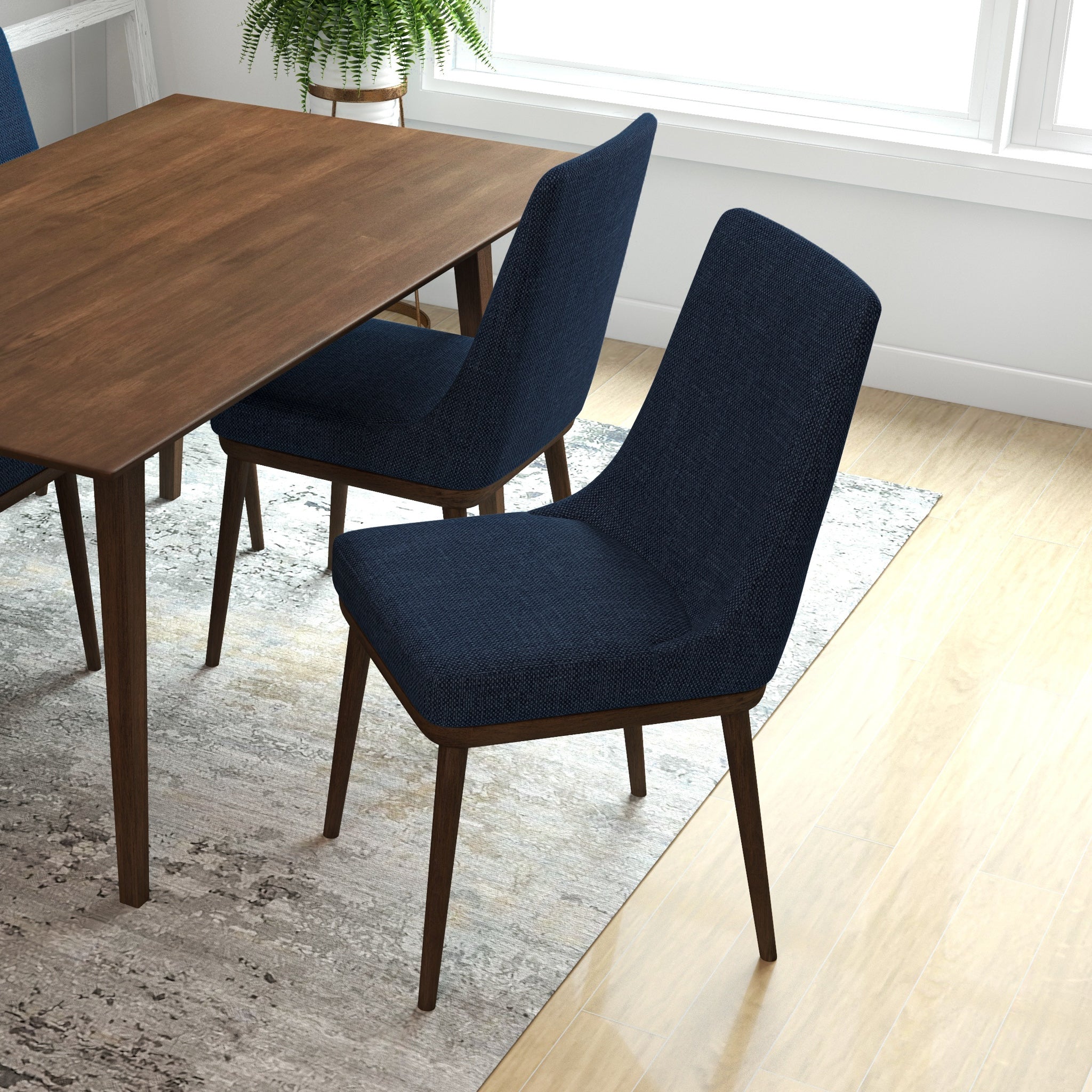 Brighton Dining Chair Navy Blue