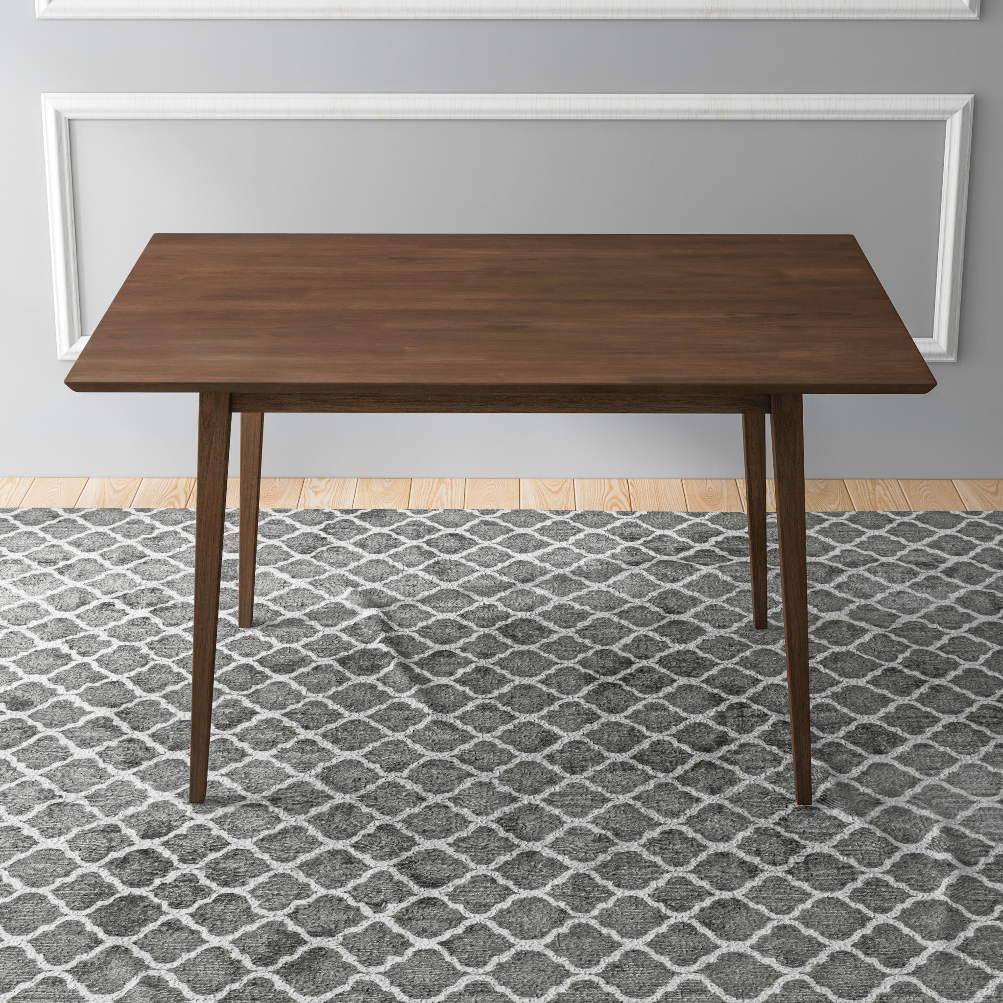 Alpine Small Walnut Dining Table