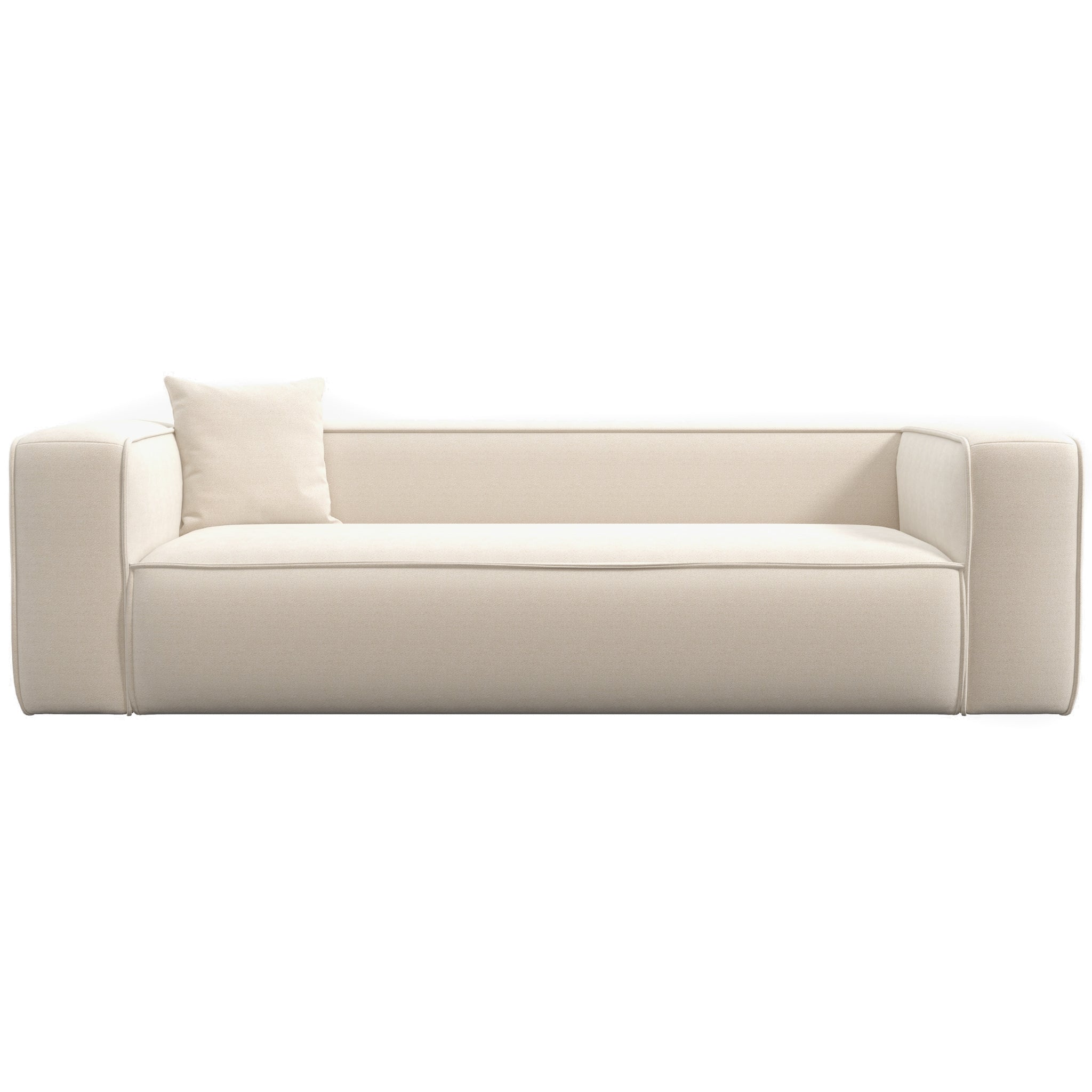 Barcelona Modern Boucle Sofa Cream