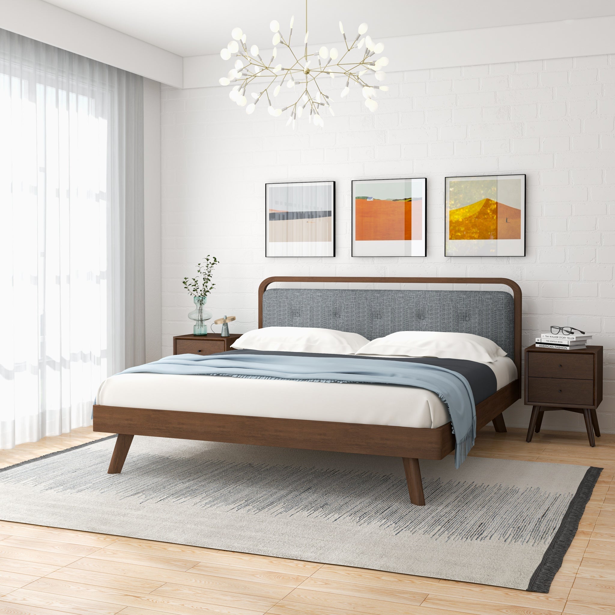 Modern Divani Platform Bed King