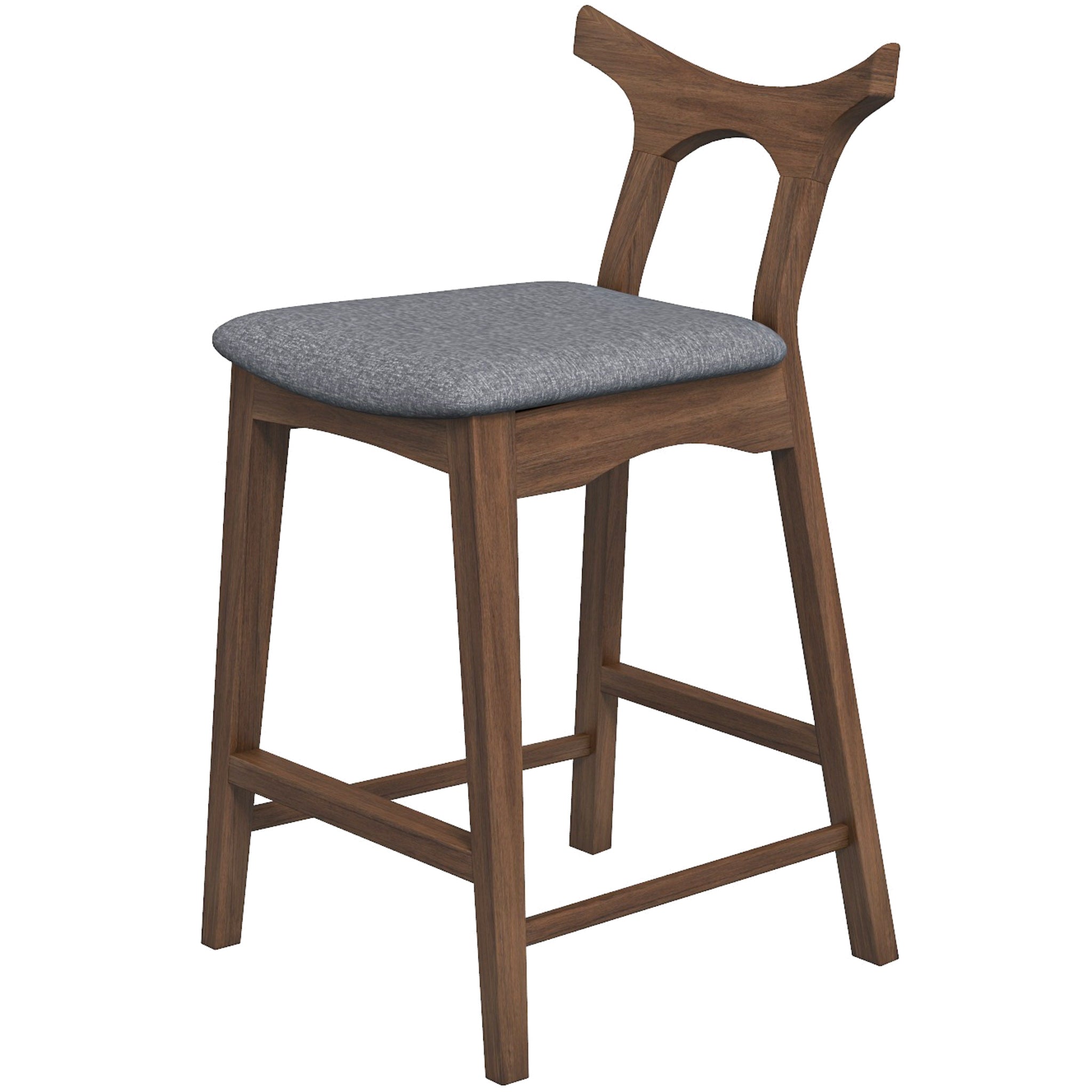 Dora Counter Stool 25" Dark Gray