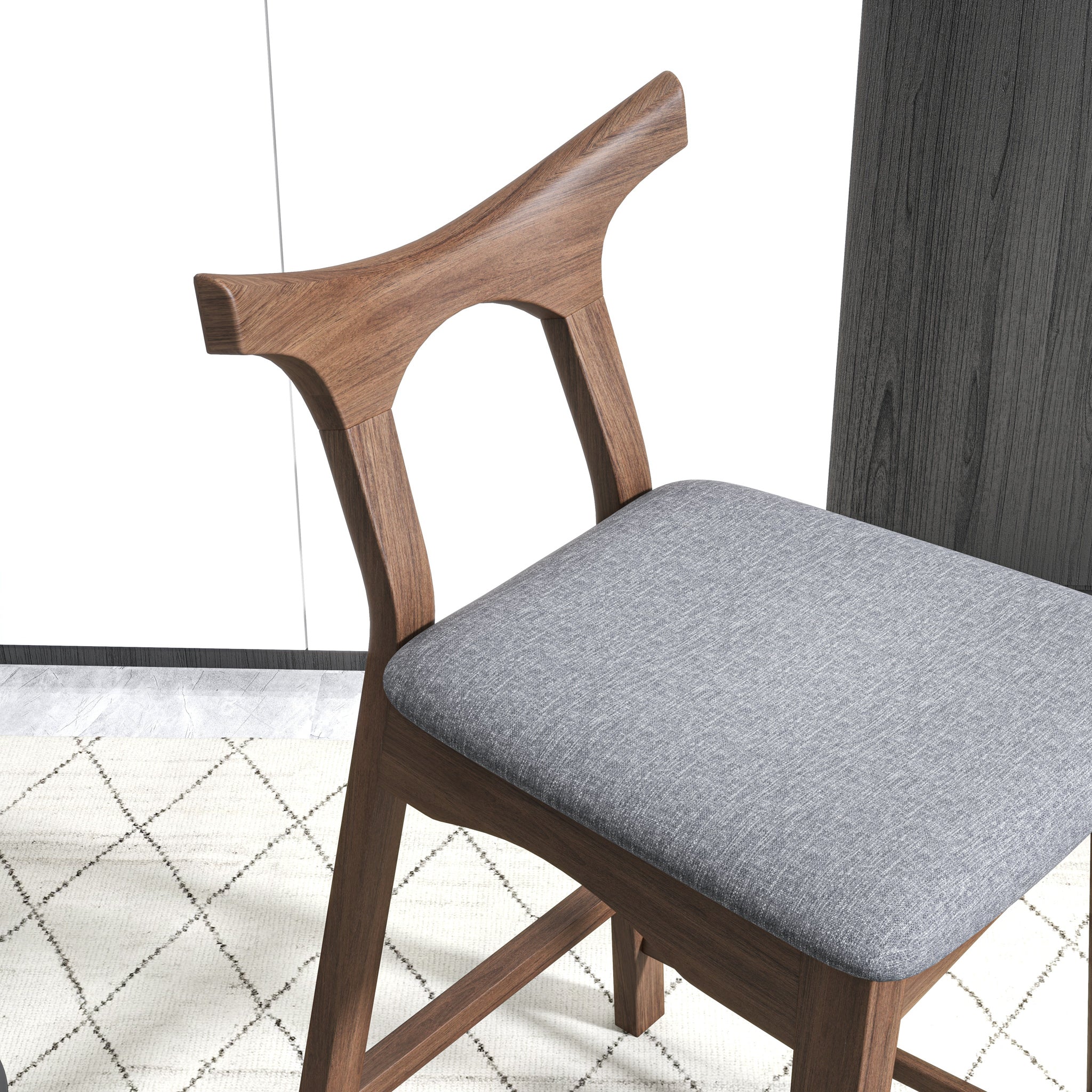 Dora Bar Stool 29" Dark Gray