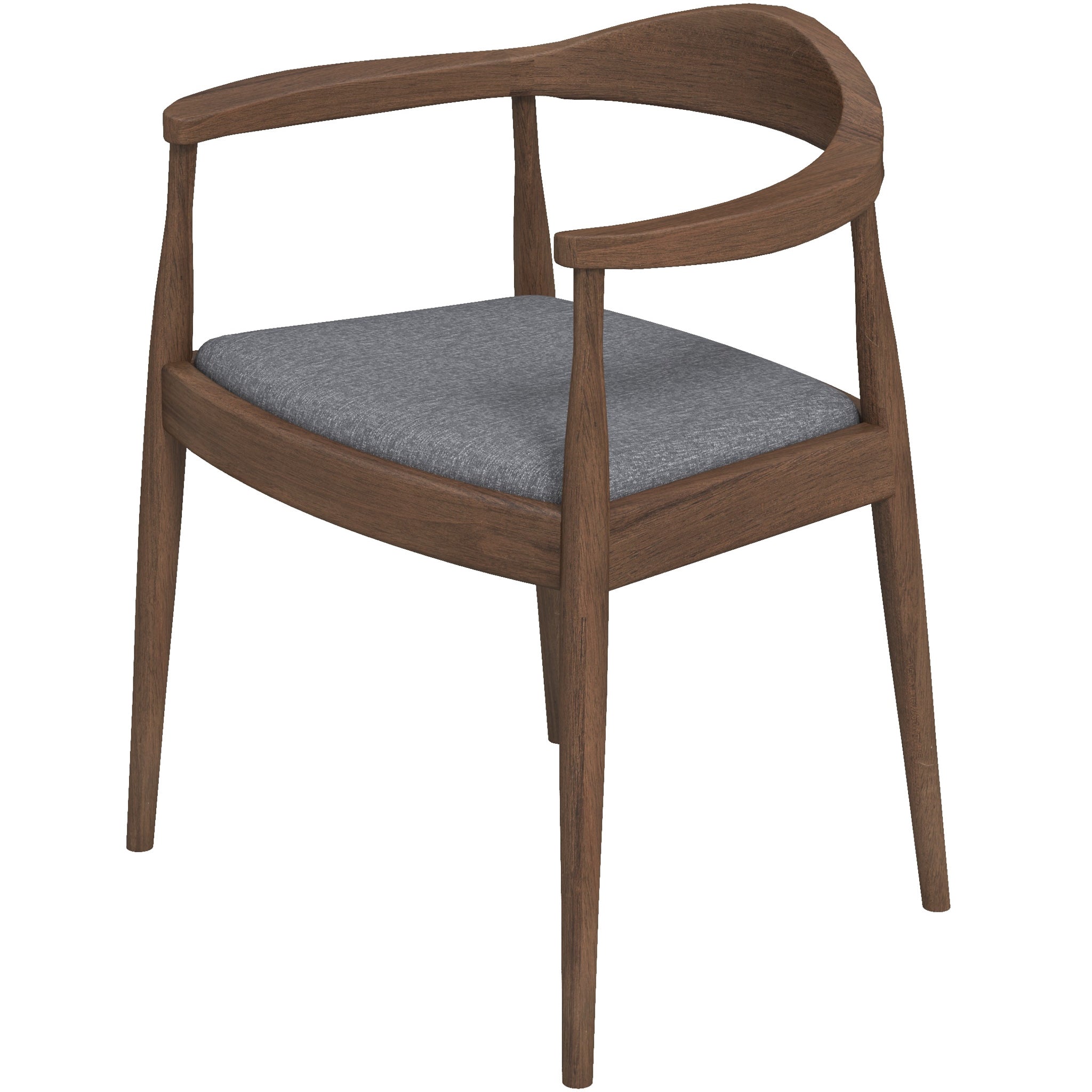 Freya Dining Chair Gray Fabric