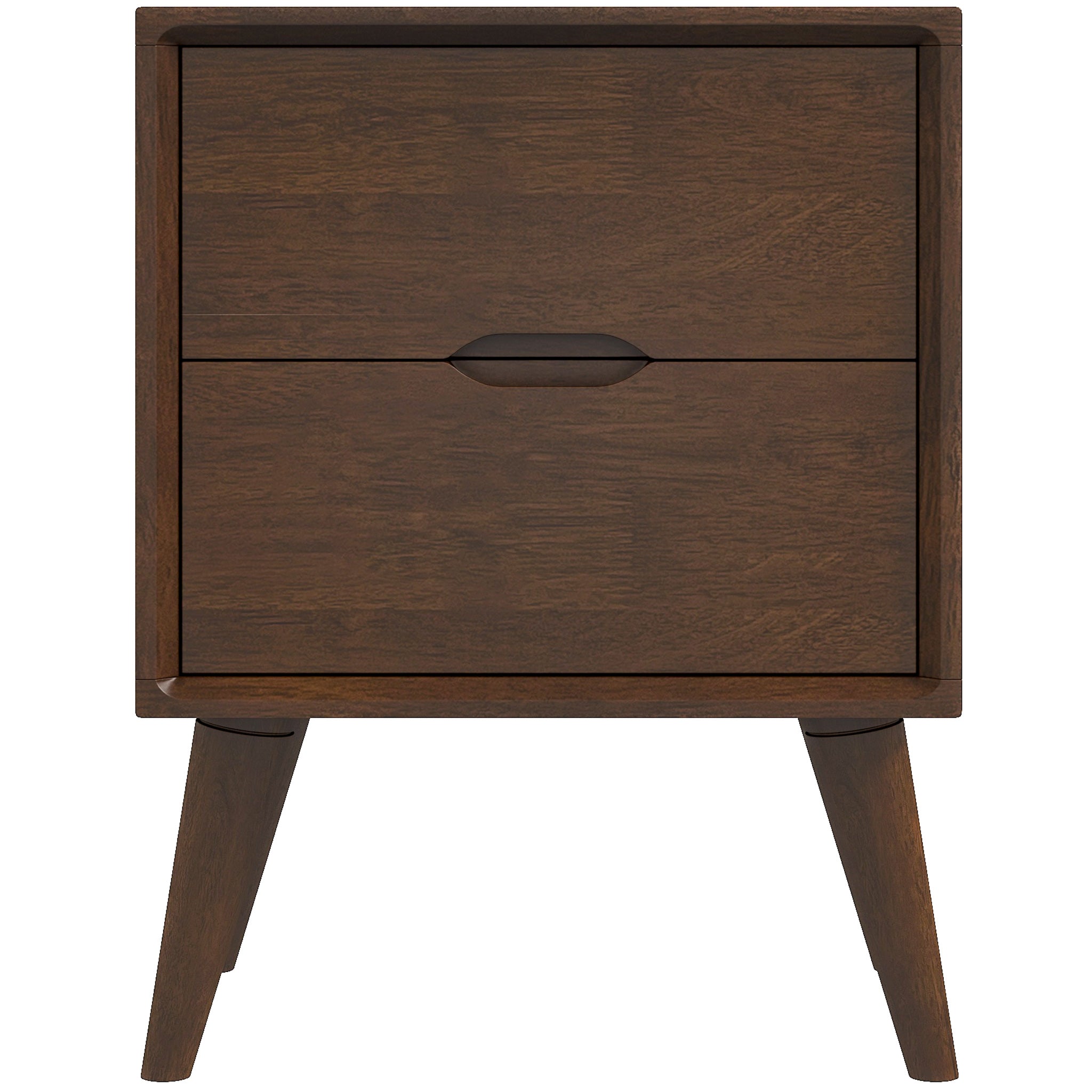 Grace Brown Night Stand with 2 Drawers