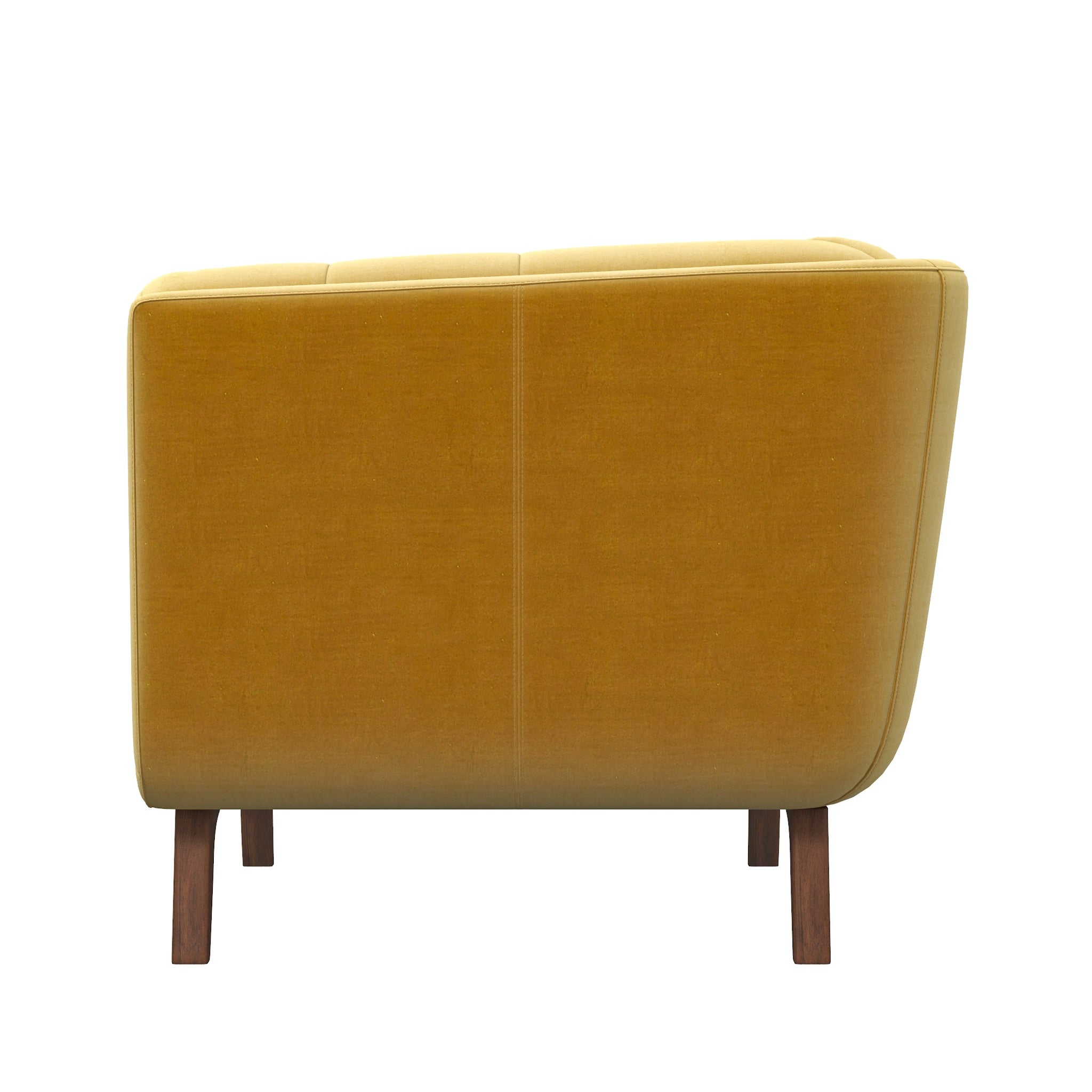 Kano Lounge Chair Gold Velvet