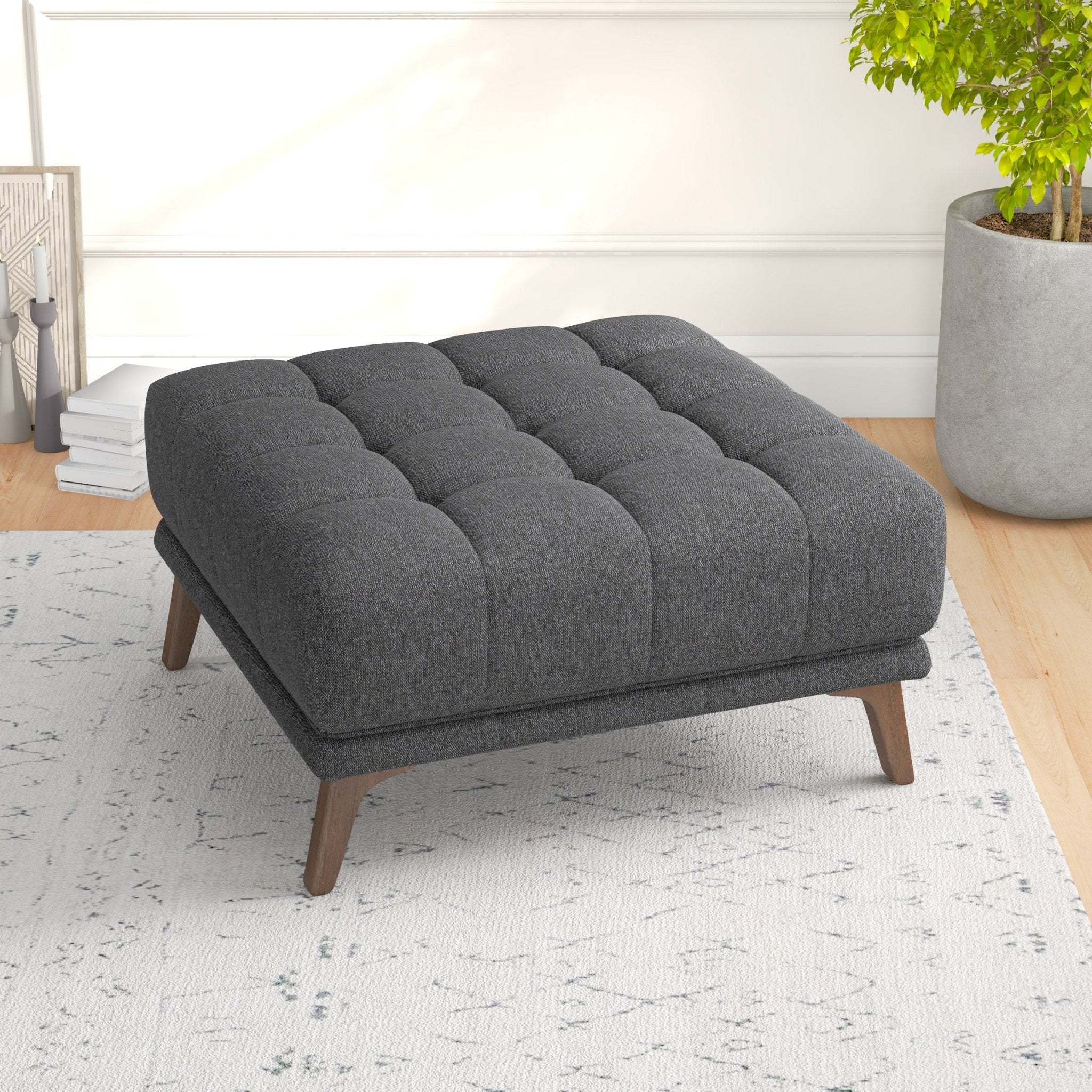 Kano Ottoman Dark Gray