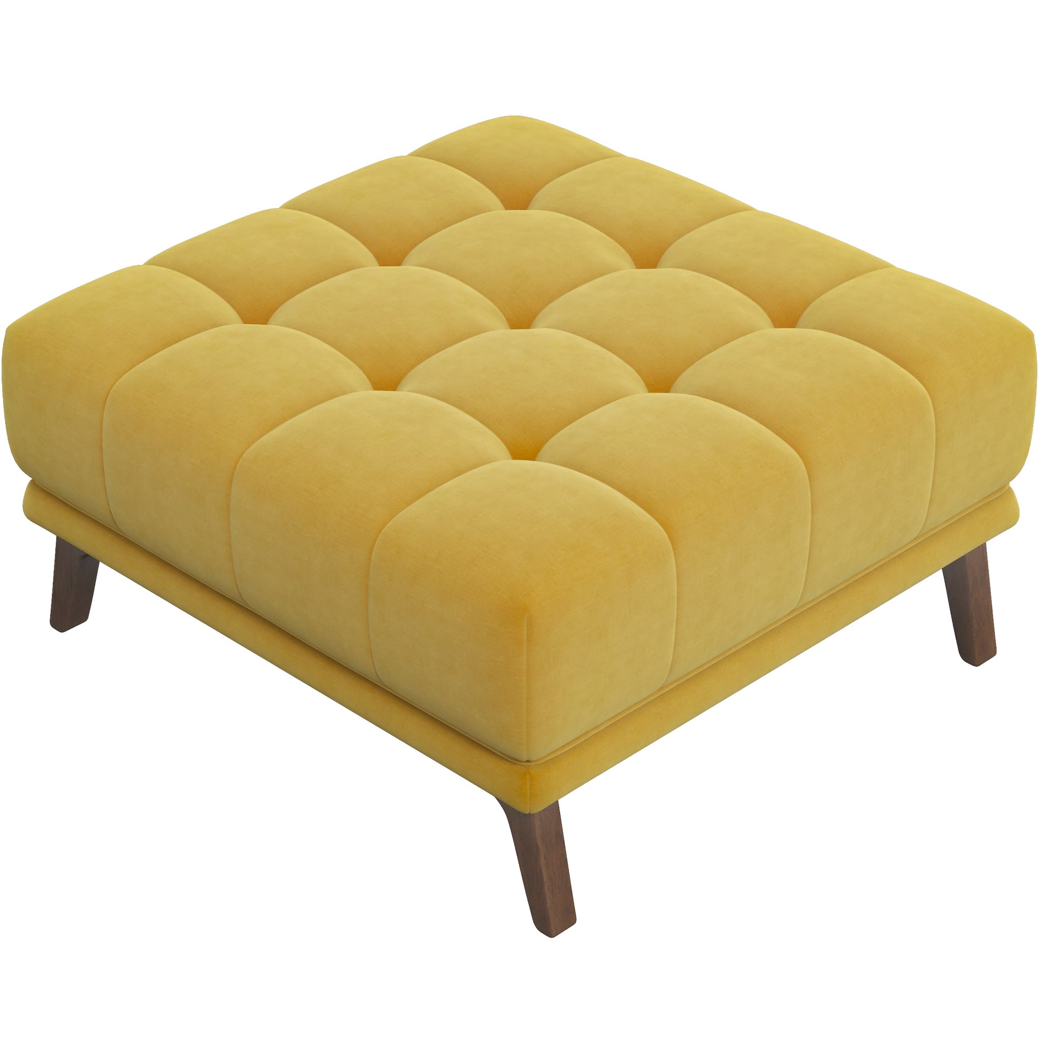 Kano Ottoman Gold Velvet