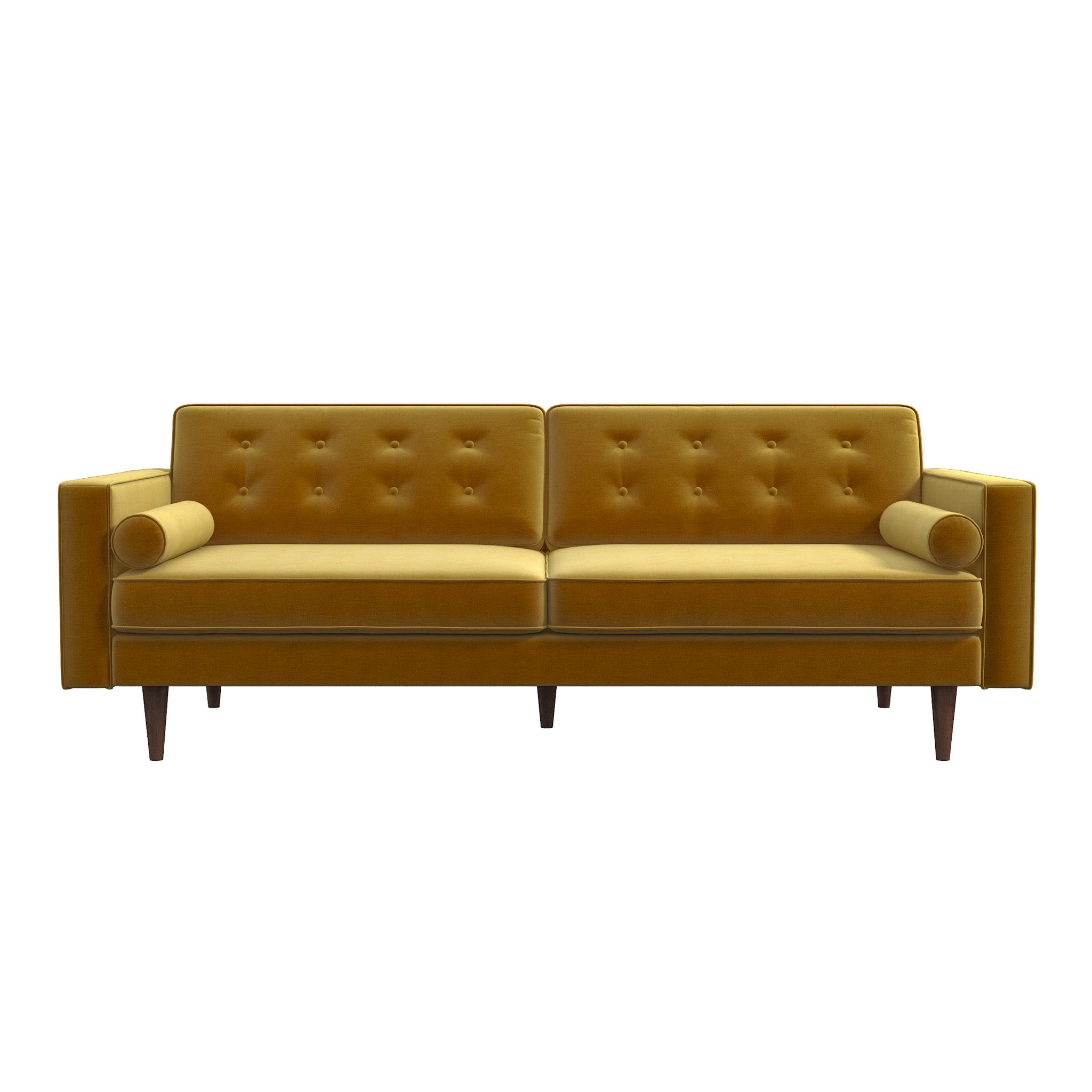 Kirby Sofa Gold Velvet