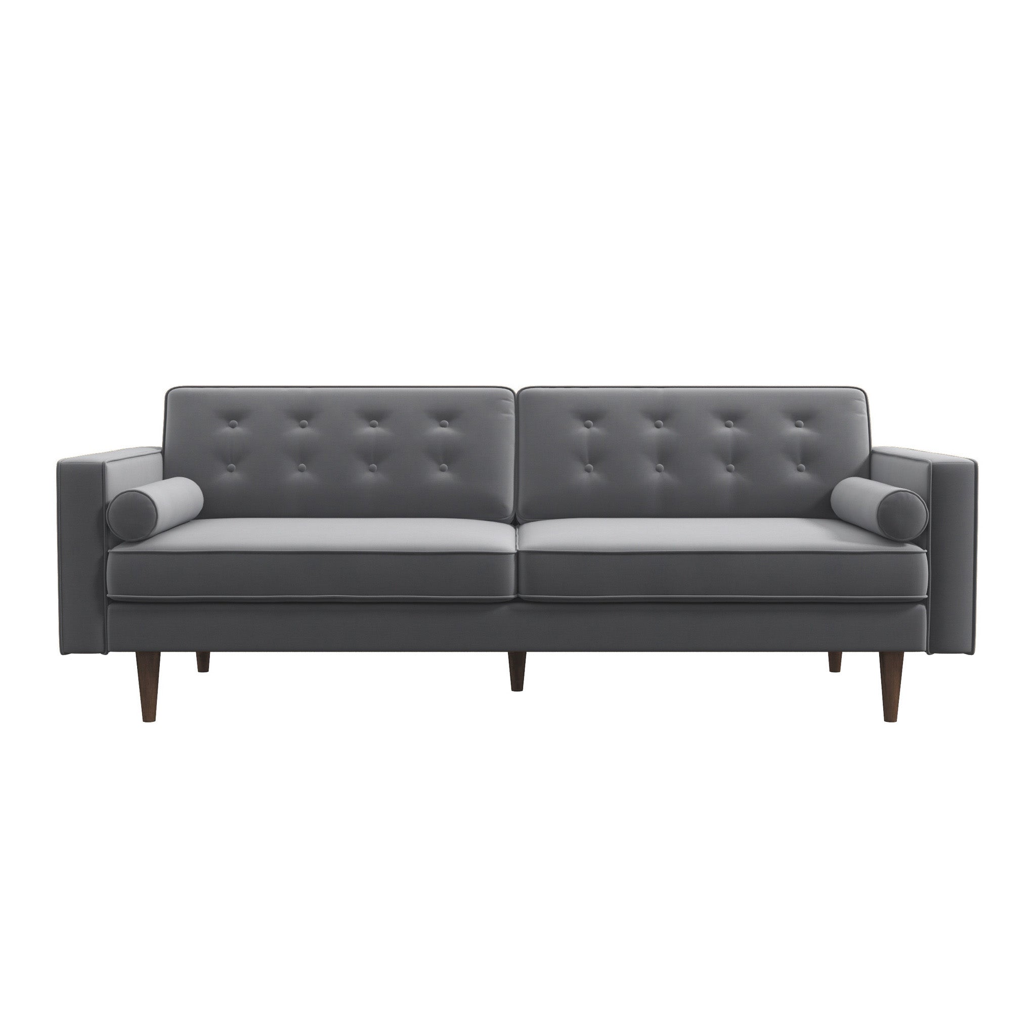 Kirby Sofa Gray Velvet