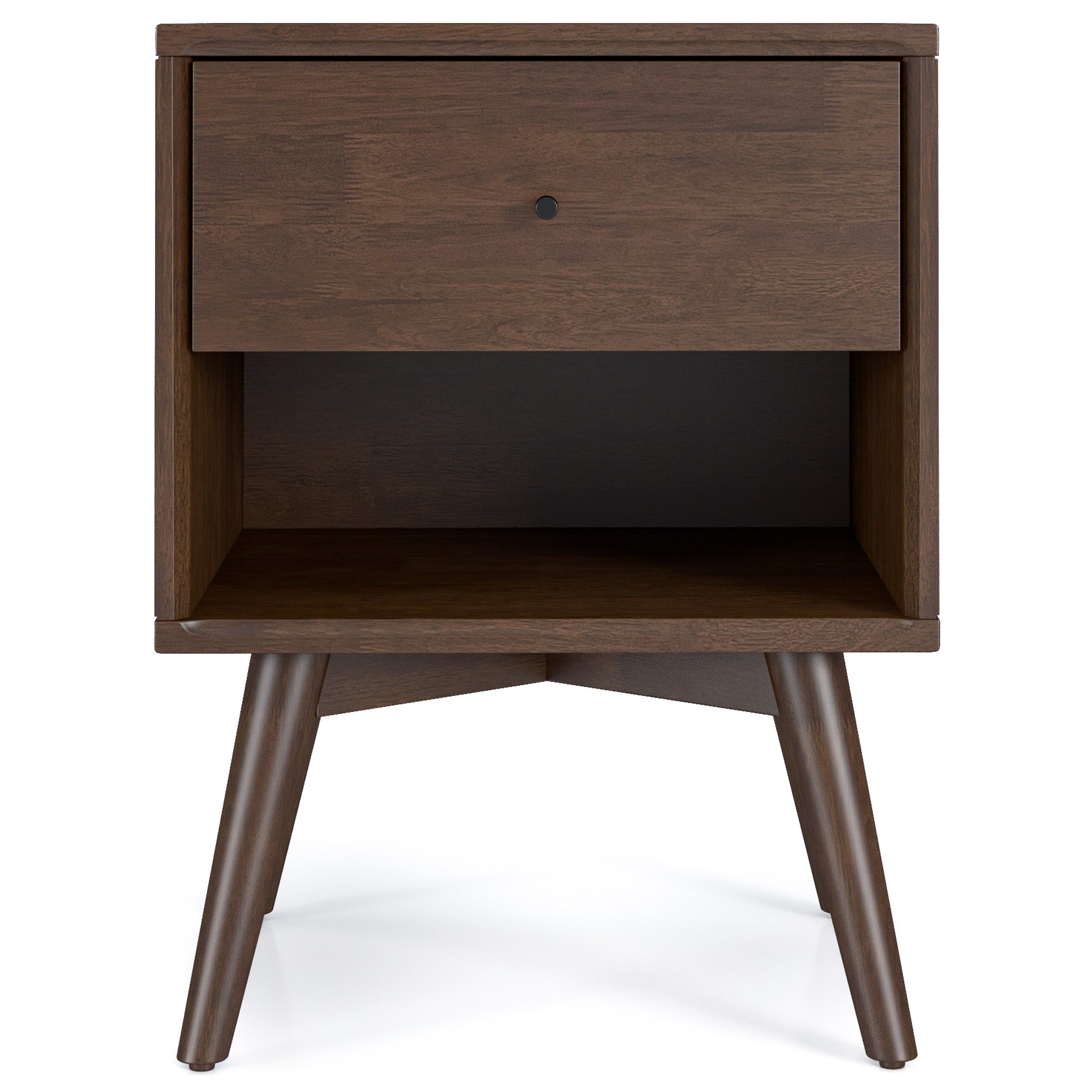 Noak Single Drawer Mid Century Modern Style Night Stand