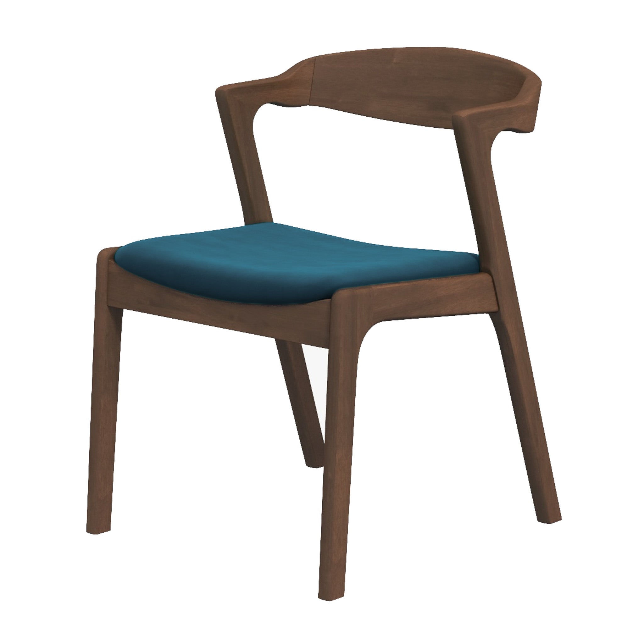 Reggie Blue Velvet Dining Chair