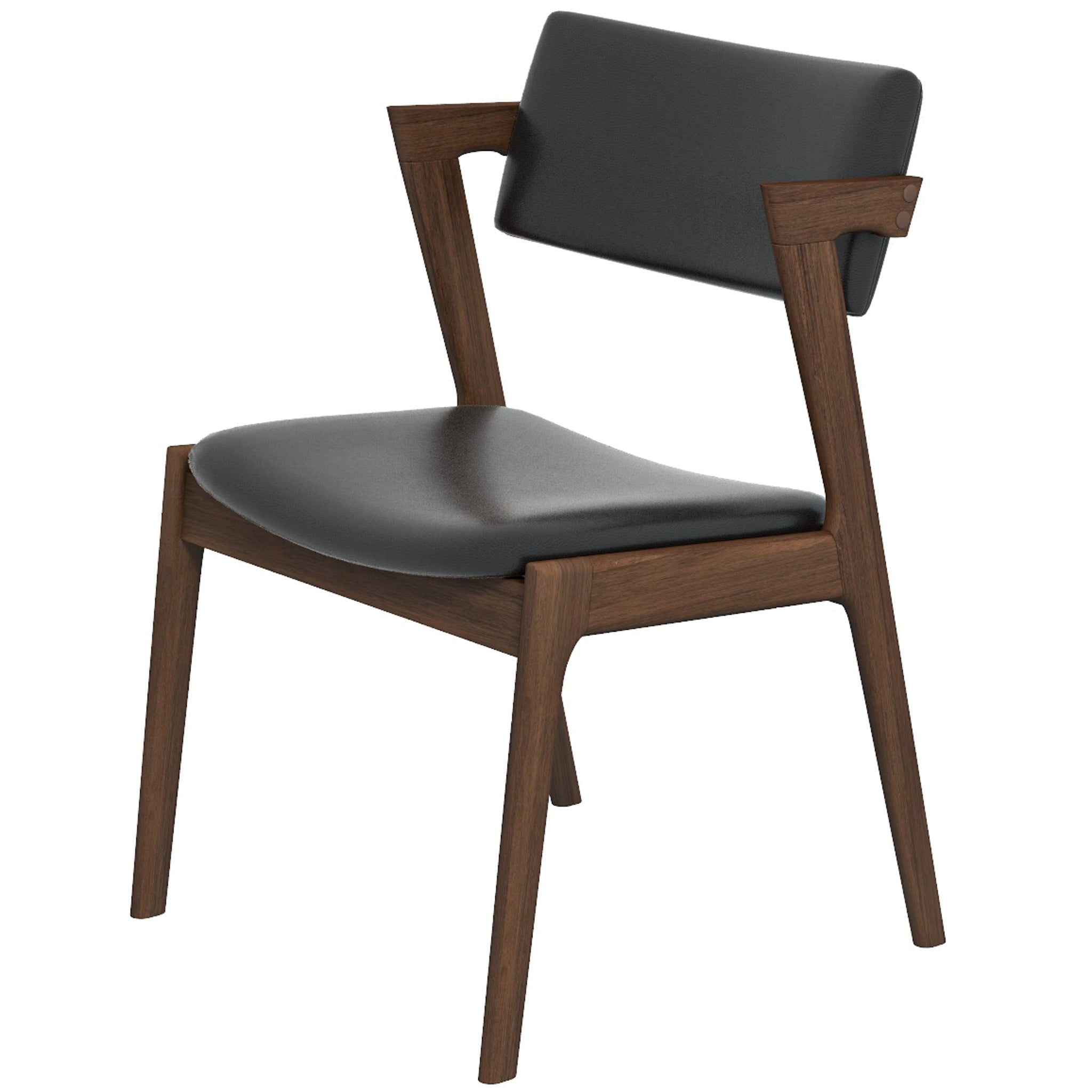 Ricco Dining Chair Black Vegan Leather