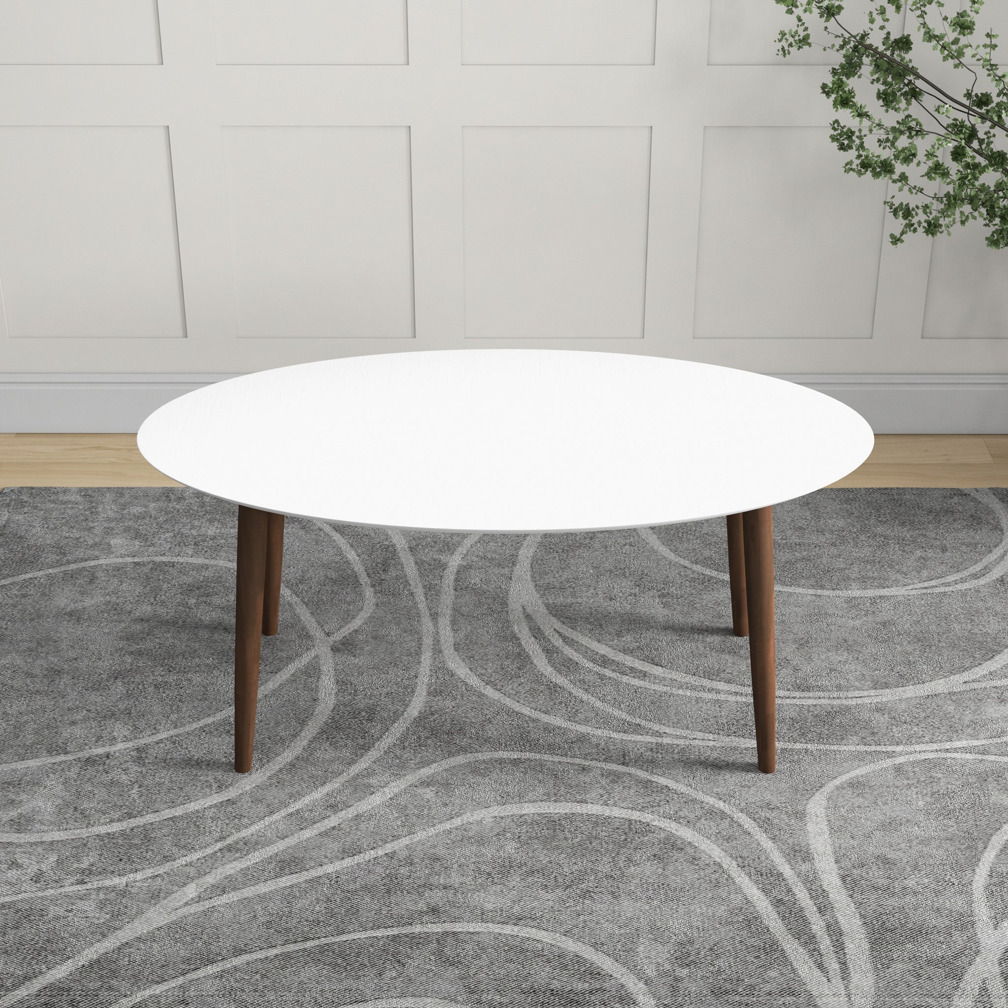 Rixos Oval Dining Table White Top