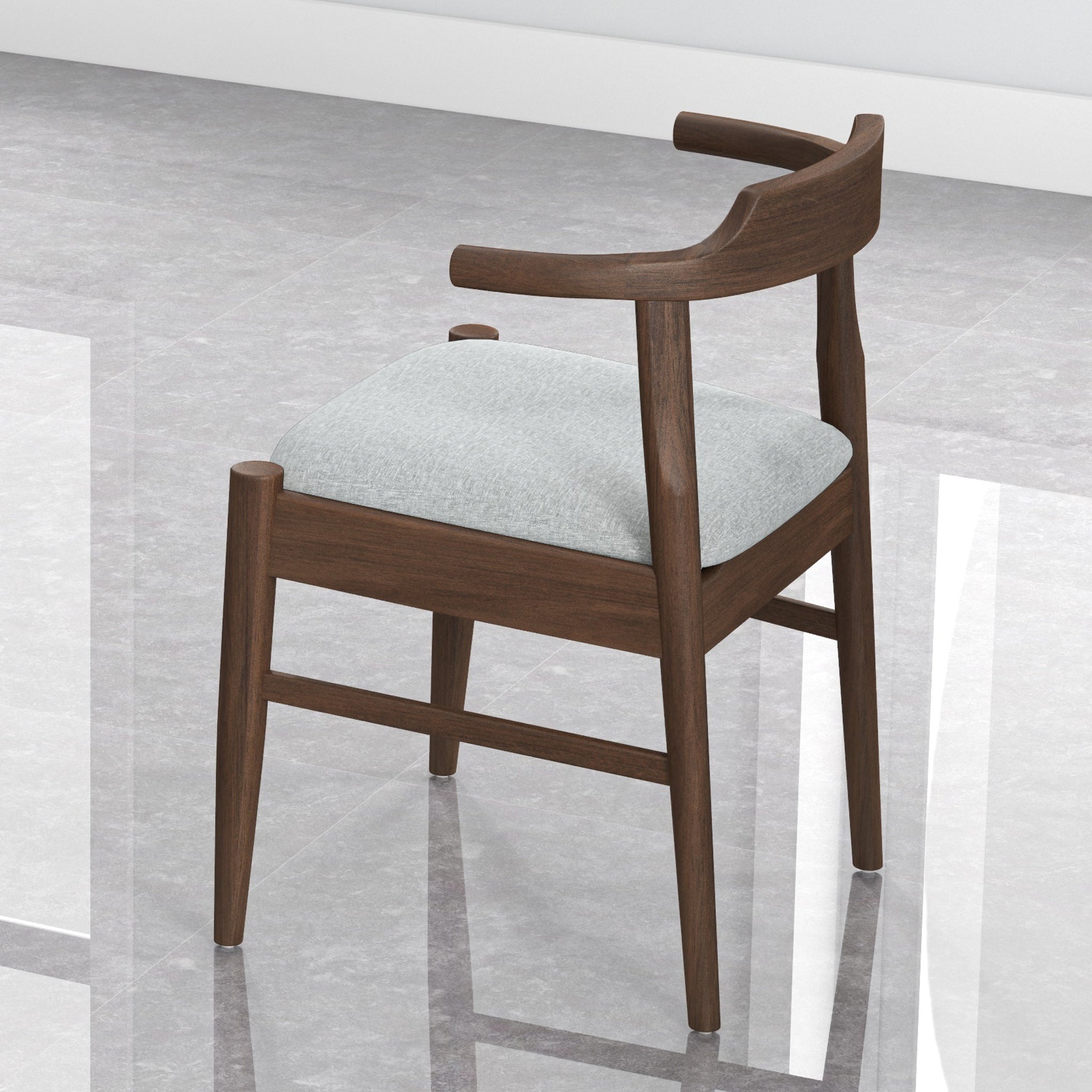 Sterling Dining Chair Gray Fabric