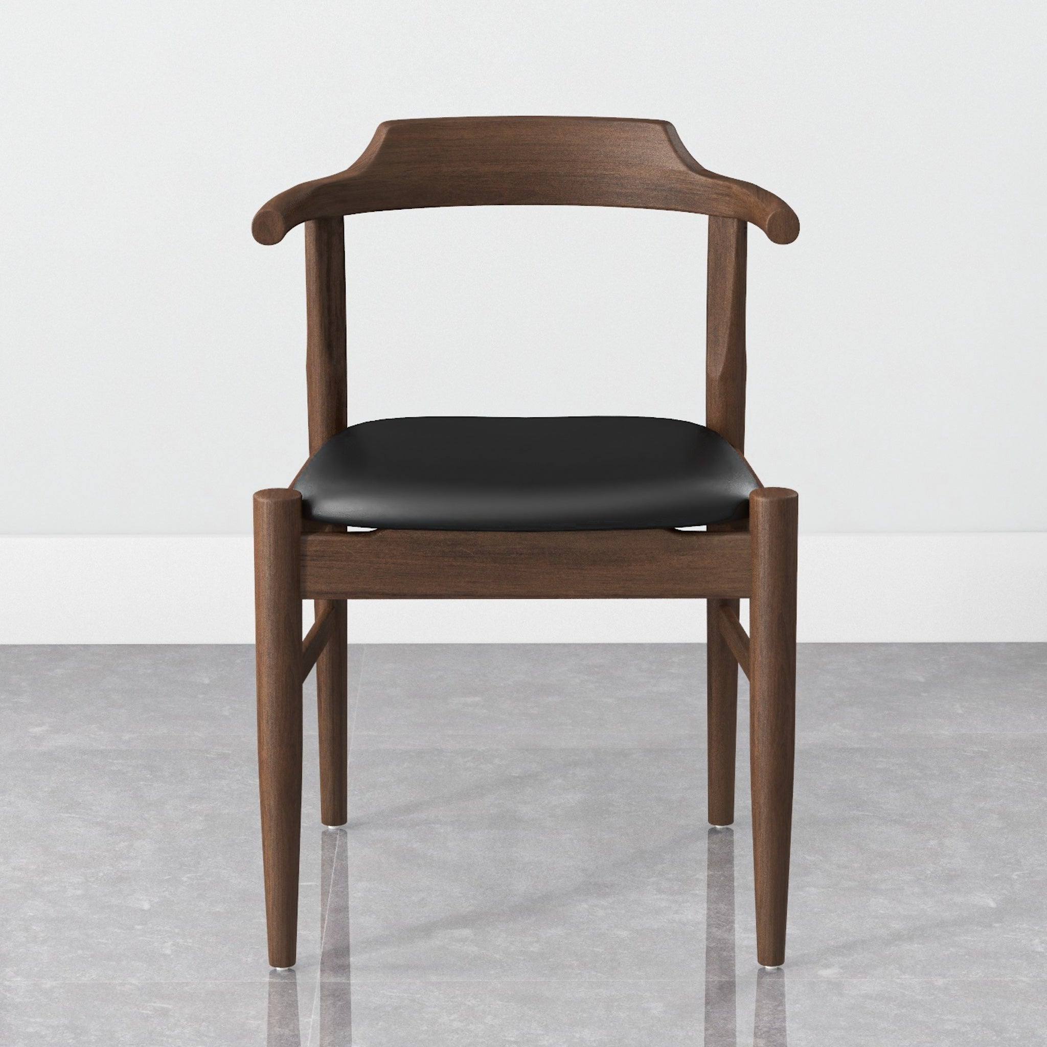 Sterling Dining Chair Black Leather