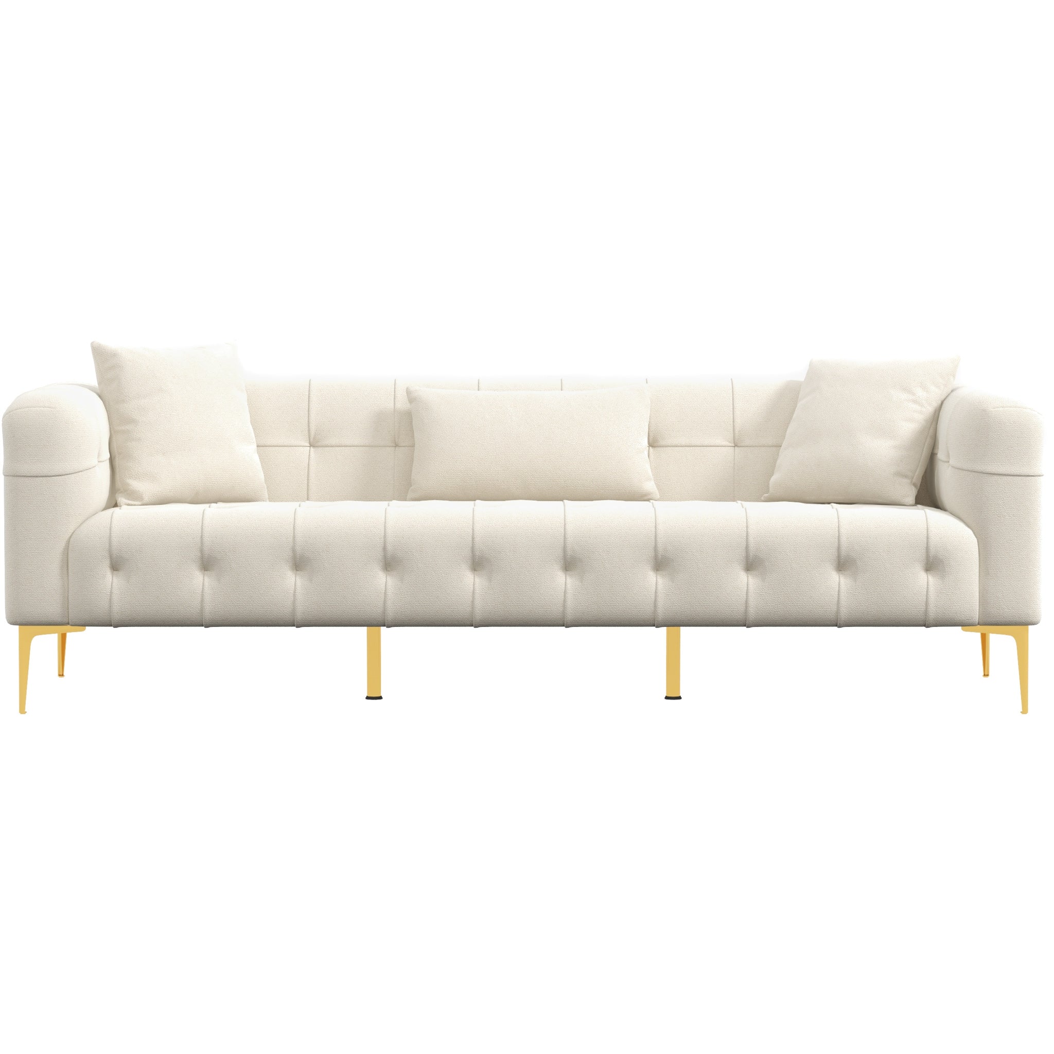 Uptown Cream Boucle Sofa