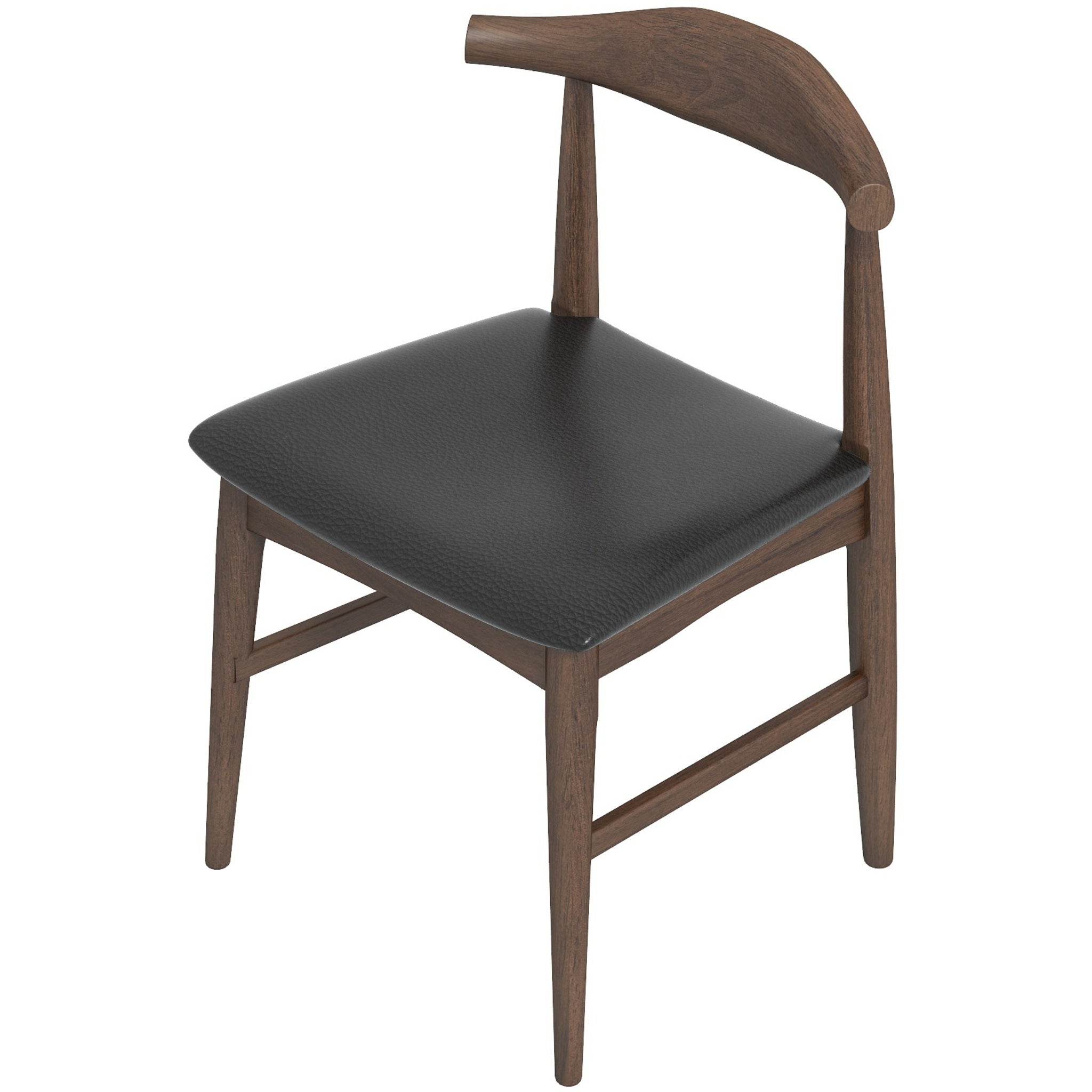 Winston Dining Chair Black Leather