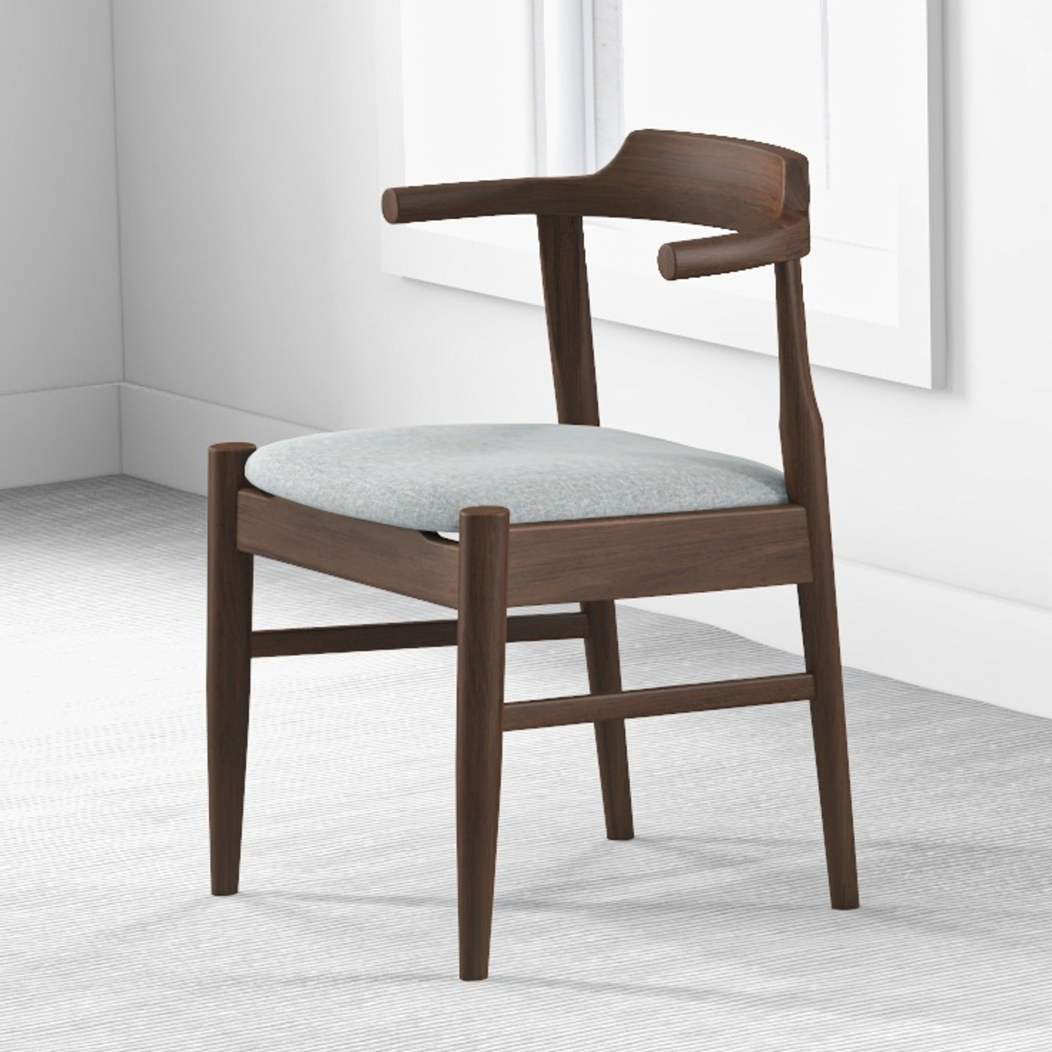 Zola Dining Chair Grey Fabric