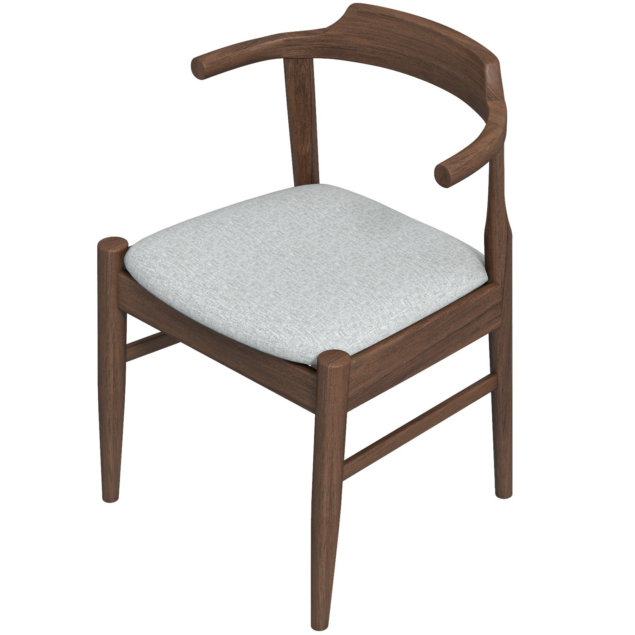 Zola Dining Chair Grey Fabric