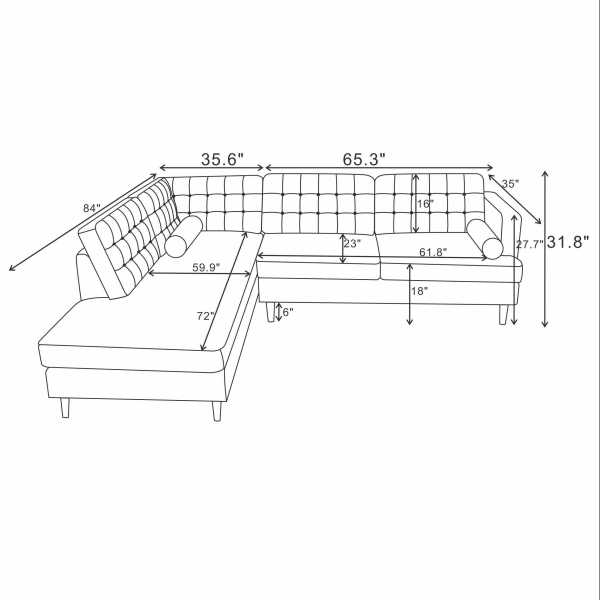 Caleb Sectional Sofa Green Velvet Left Chaise