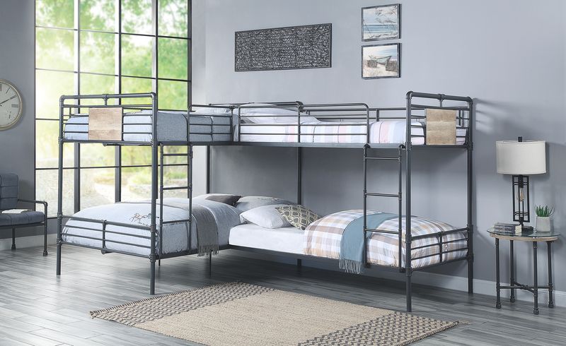 Lyfe Double Twin & Double Full Bunk Bed